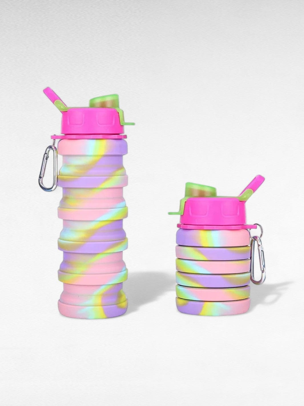 Gourde pliable silicone Camo Pink B / 400ml / silicone