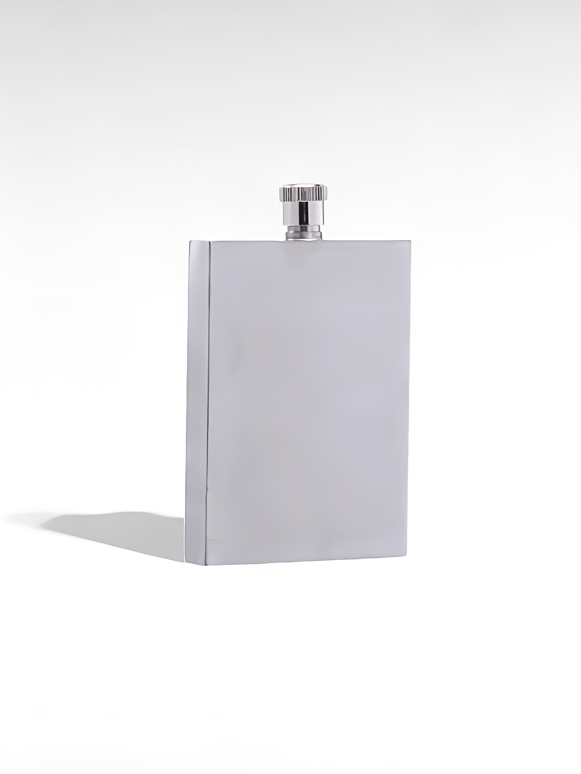 Flasque alcool inox gris metal / 90ml / acier inoxydable