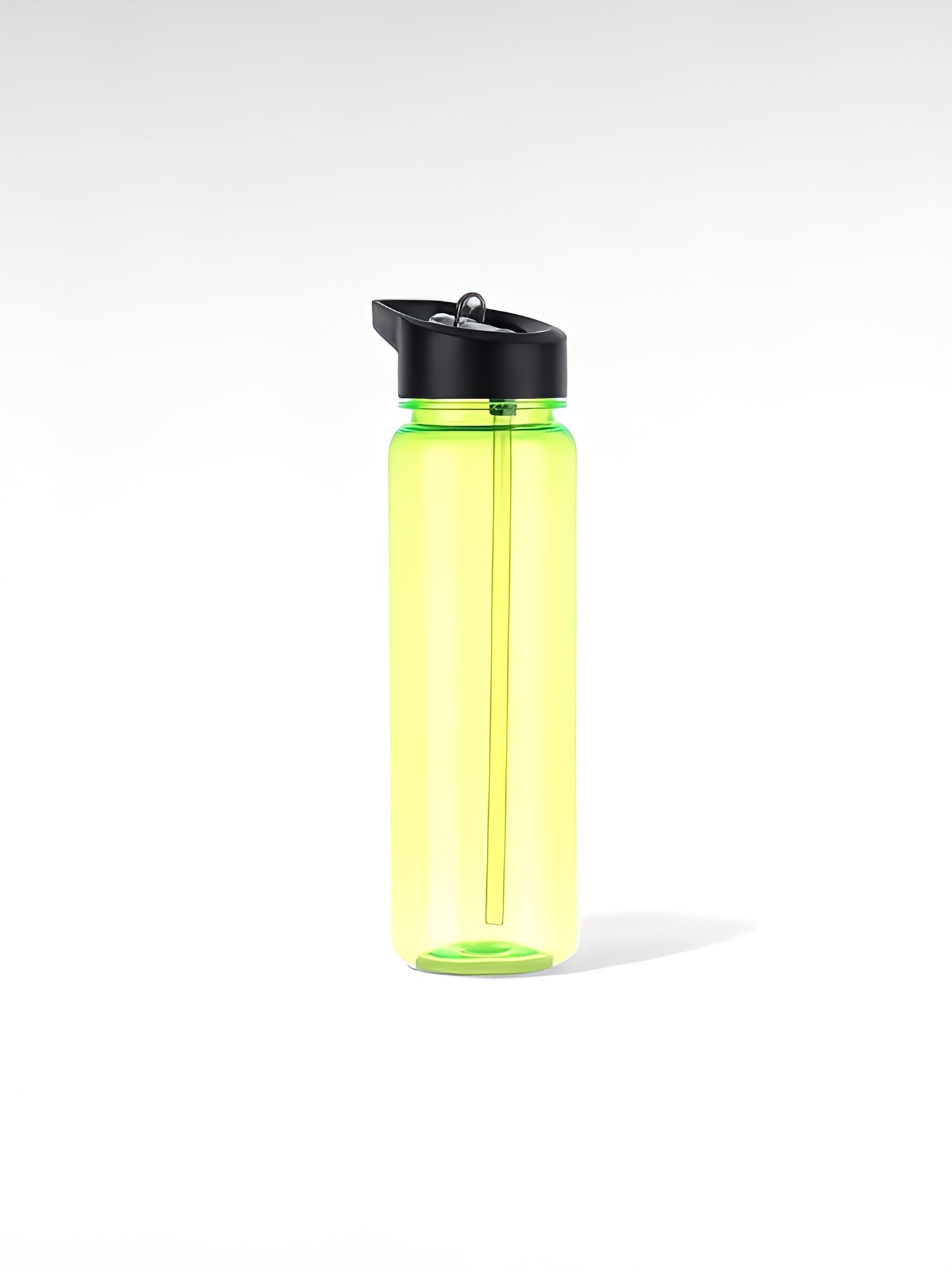 Gourde avec paille sport vert / 750ml / plastique sans bpa