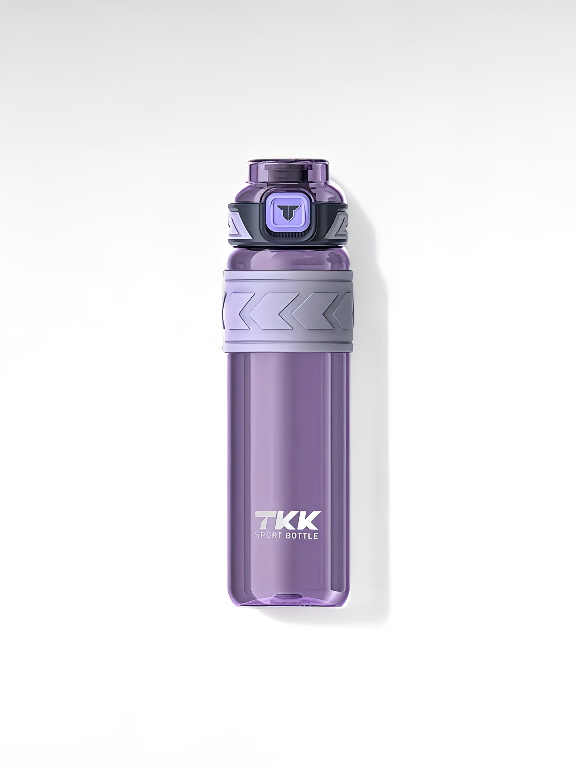 Gourde avec paille sport violet / 600ml / plastique sans bpa