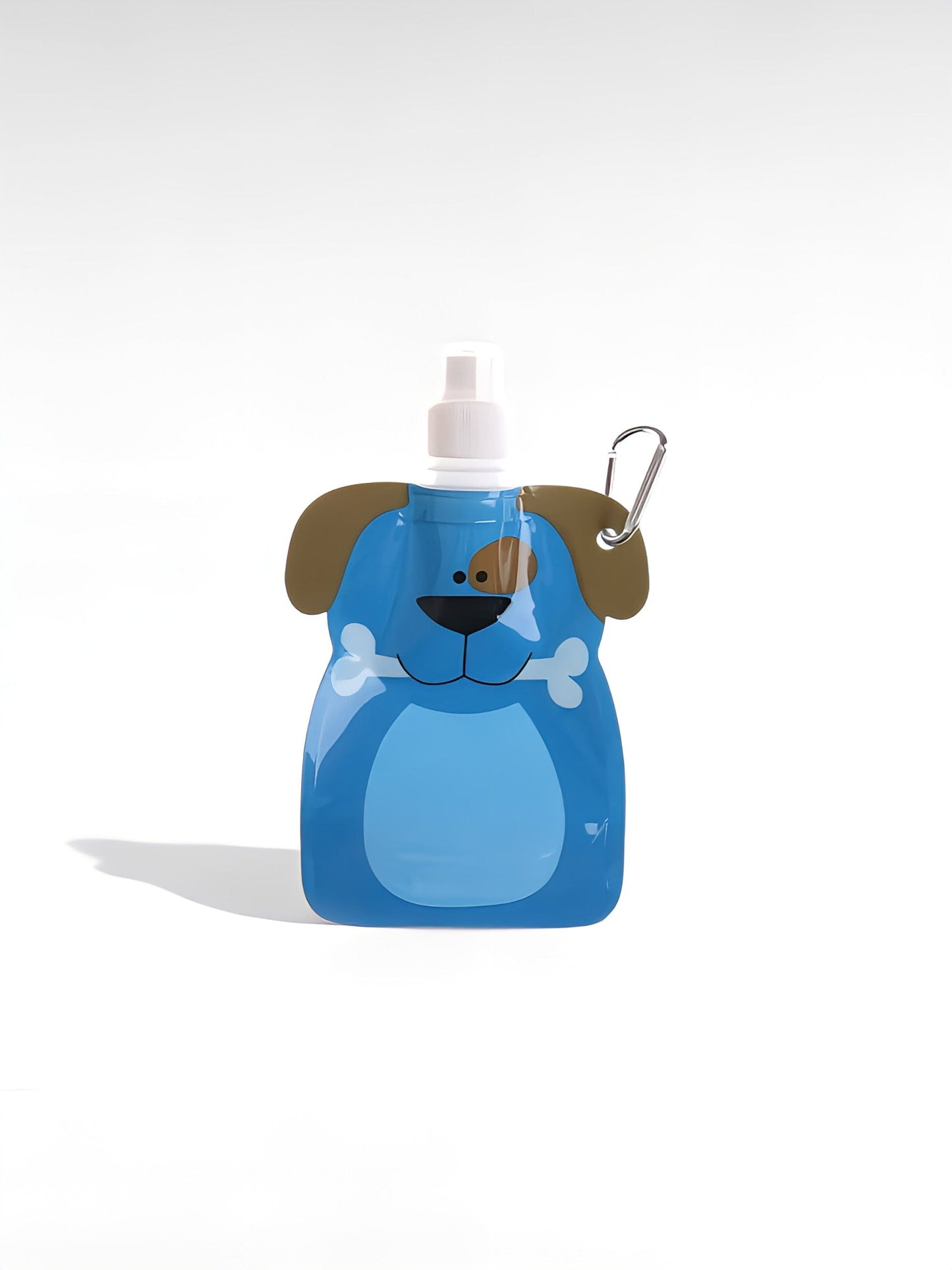 Gourde compote enfant réutilisable bleu / 300ml / plastique