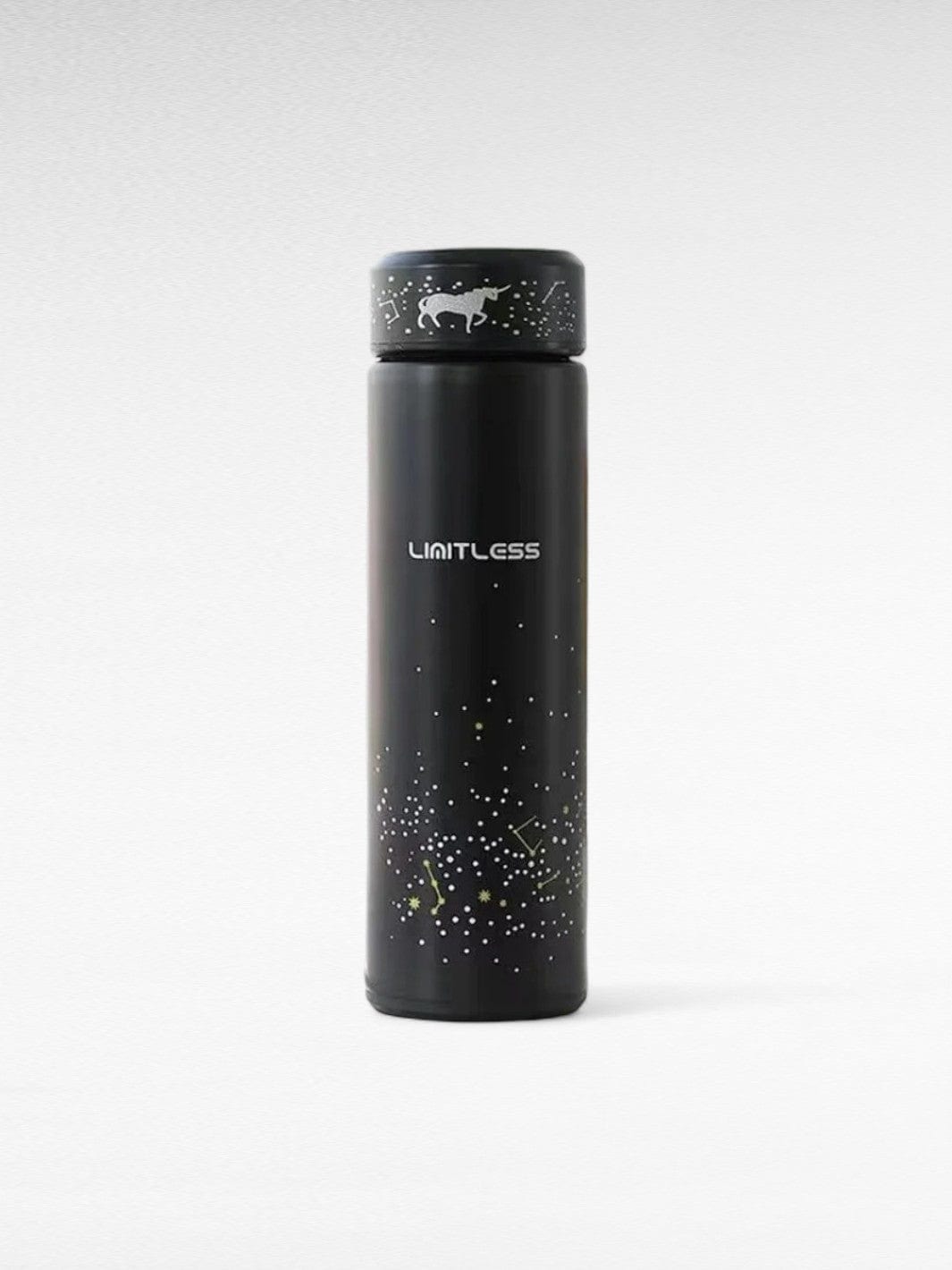 Gourde inox phosphorescente noir / 500ml / acier inoxydable