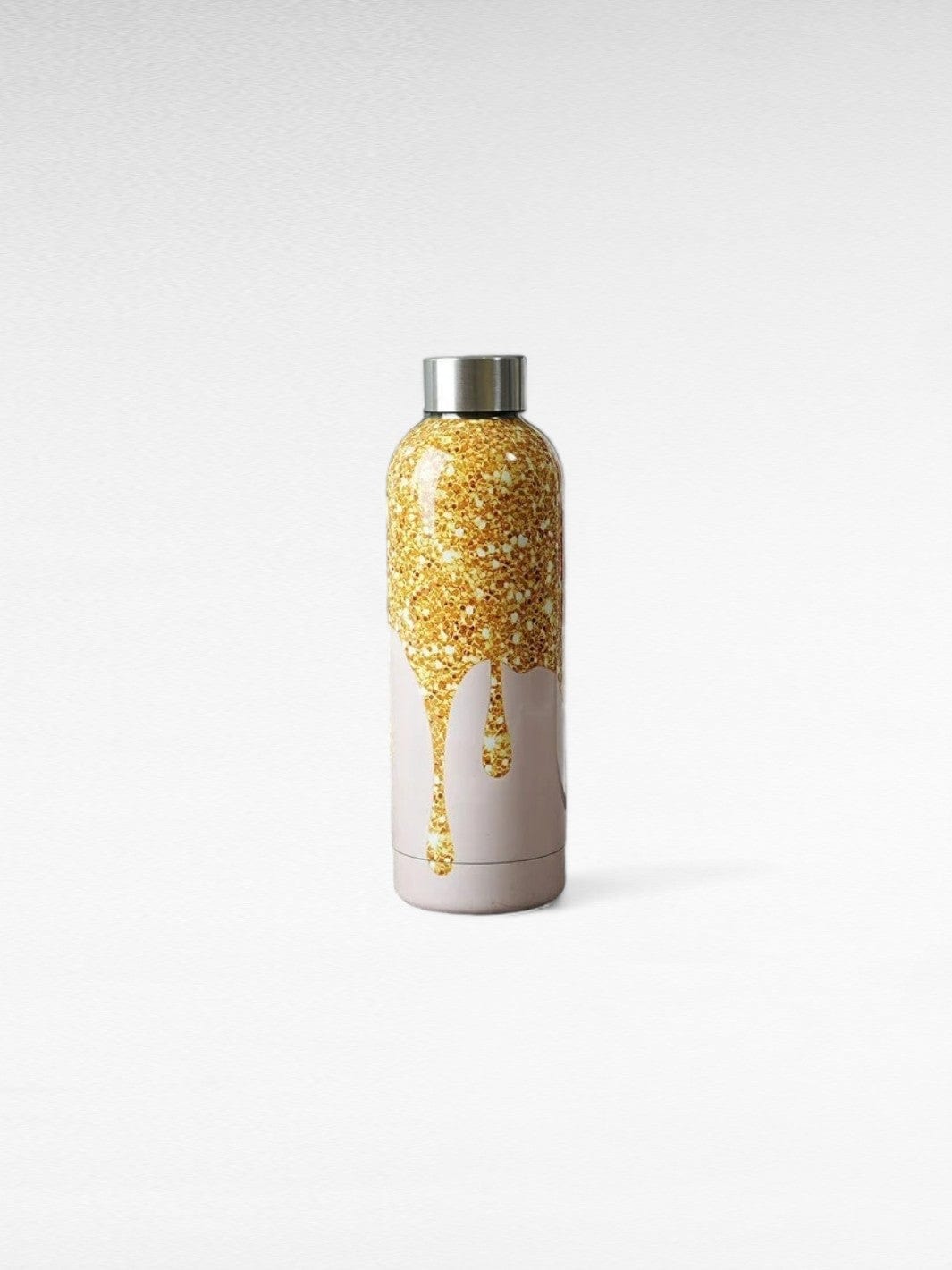 Gourde isotherme 500ml or / 500ml / acier inoxydable