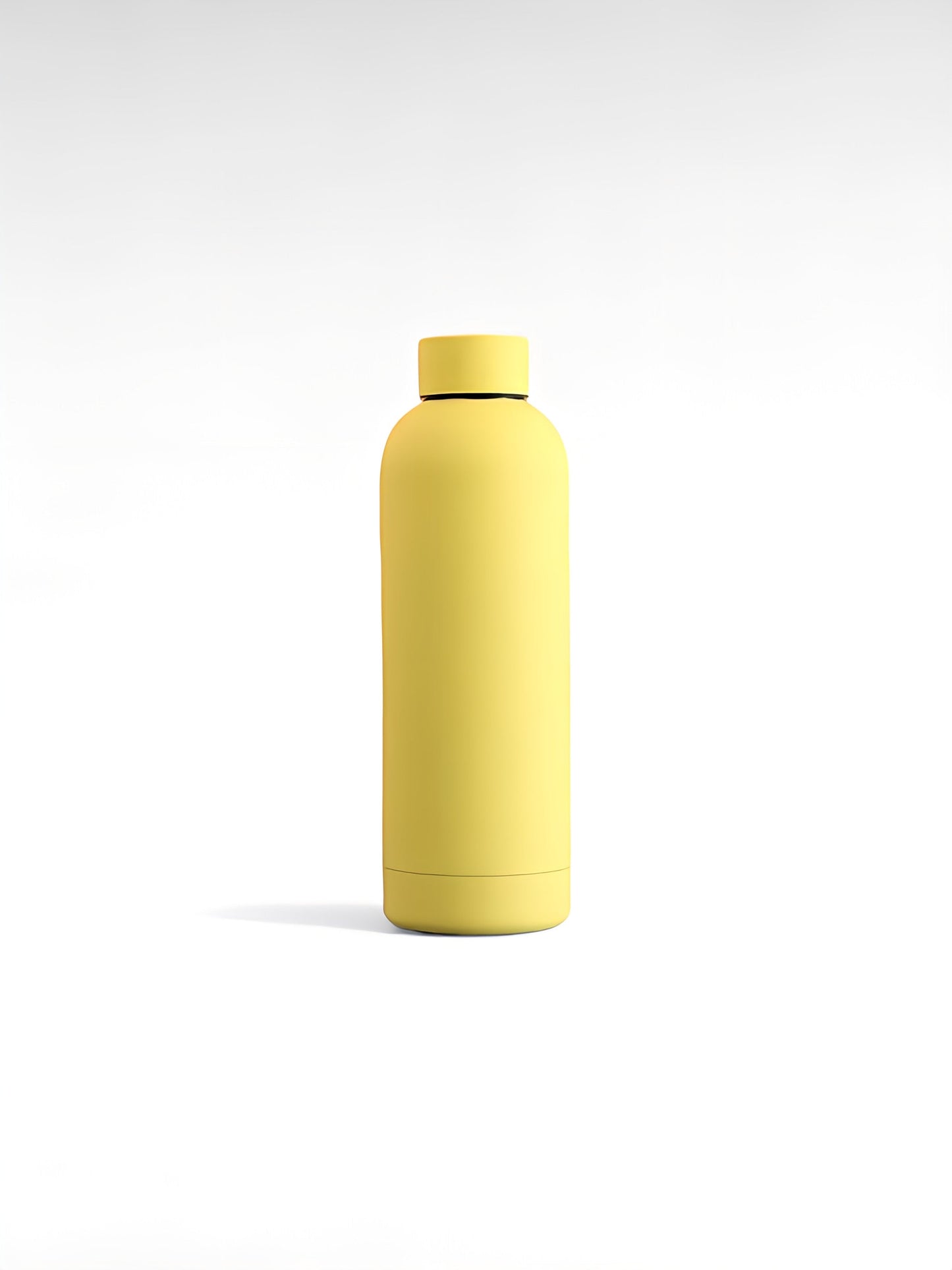 Gourde isotherme 500ml jaune / 500ml / acier inoxydable