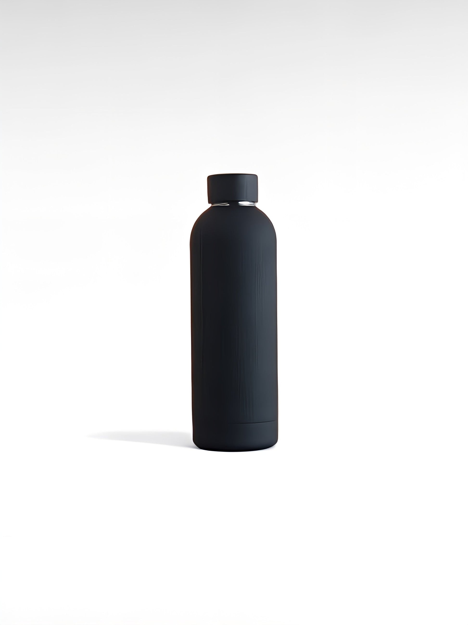 Gourde isotherme 500ml noir / 500ml / acier inoxydable