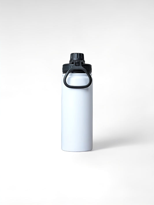 Gourde isotherme blanc / 950ml / acier inoxydable