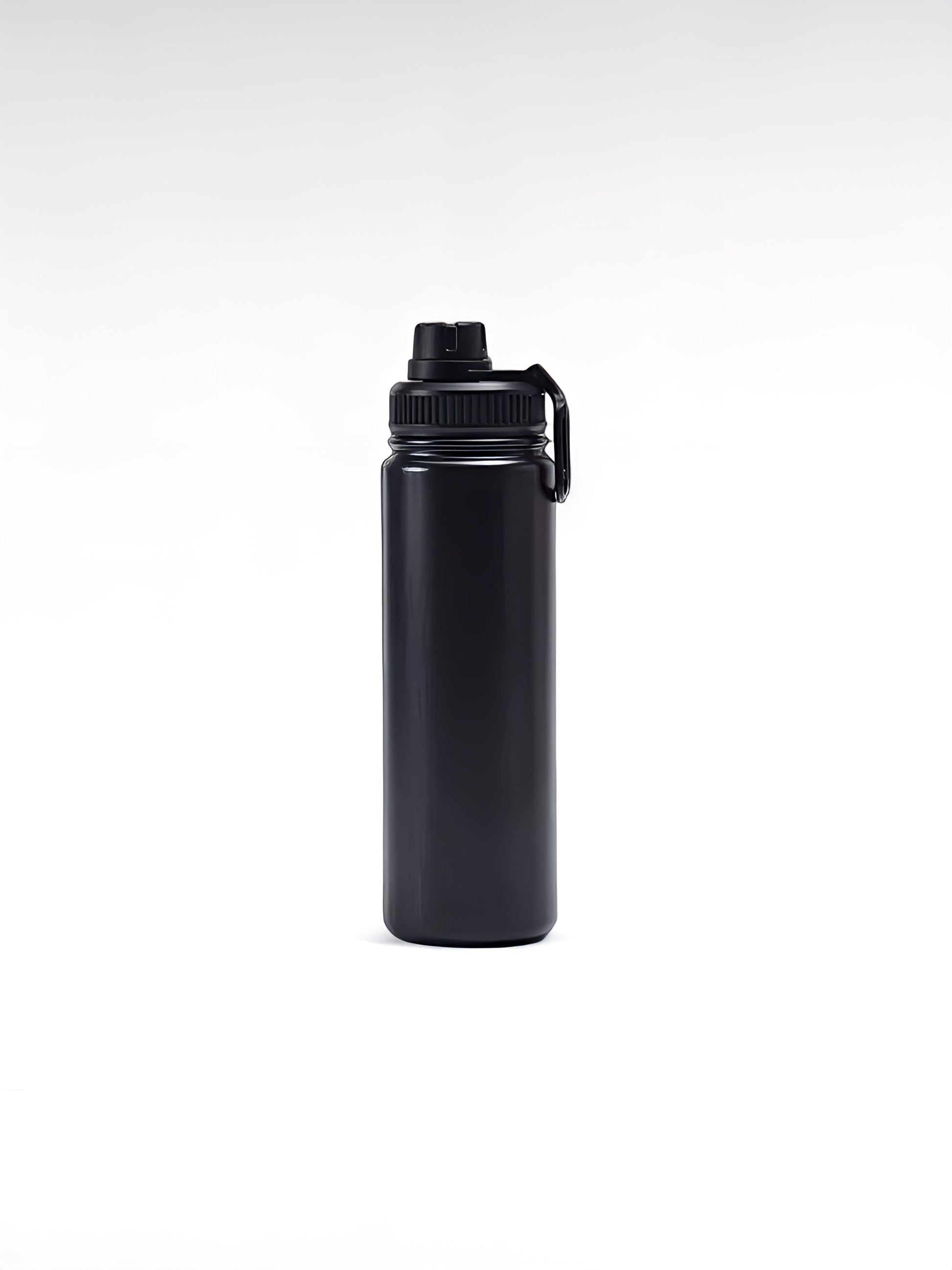 Gourde isotherme noir / 950ml / acier inoxydable