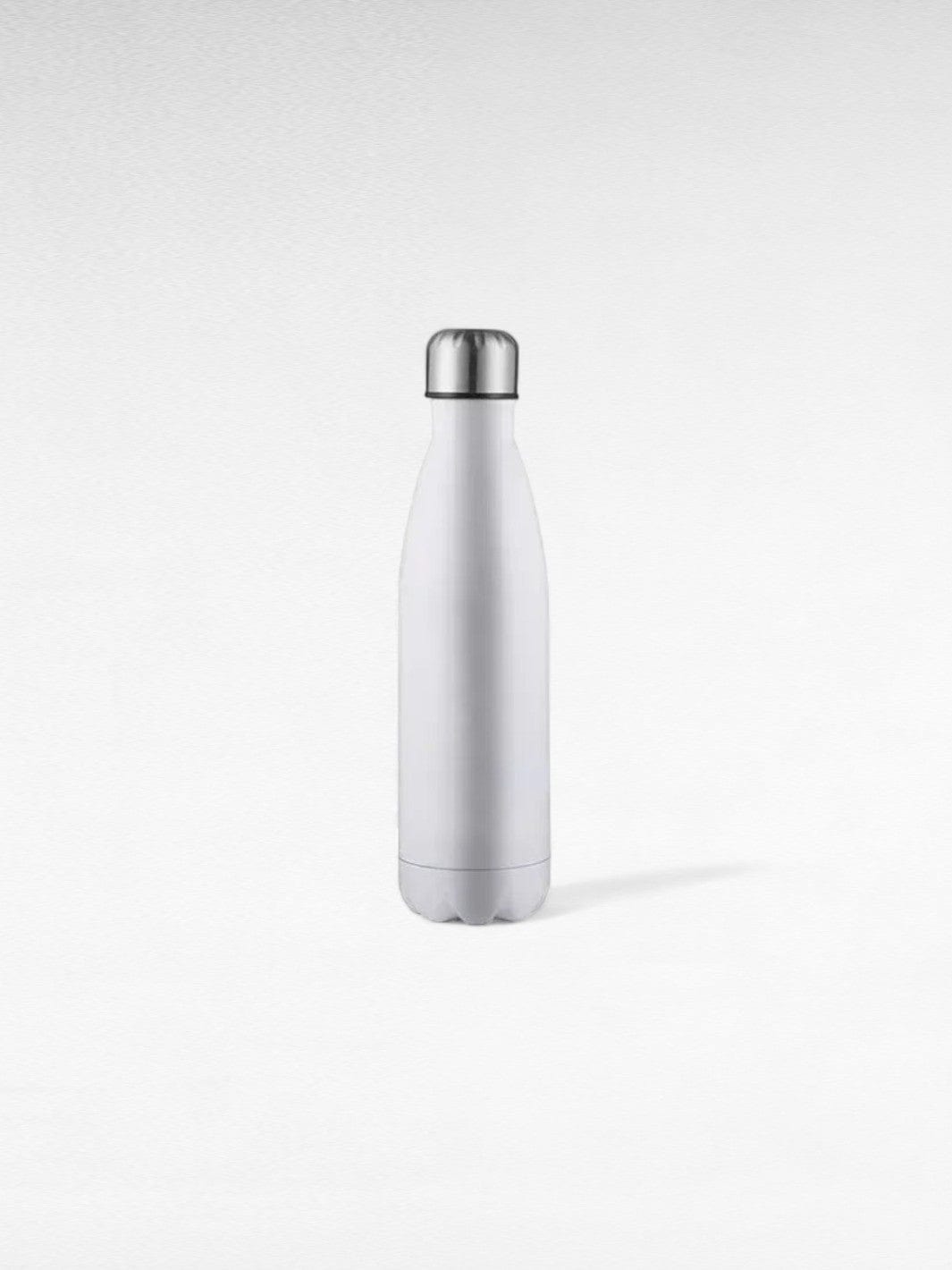 Gourde isotherme design blanc / 350ml / acier inoxydable