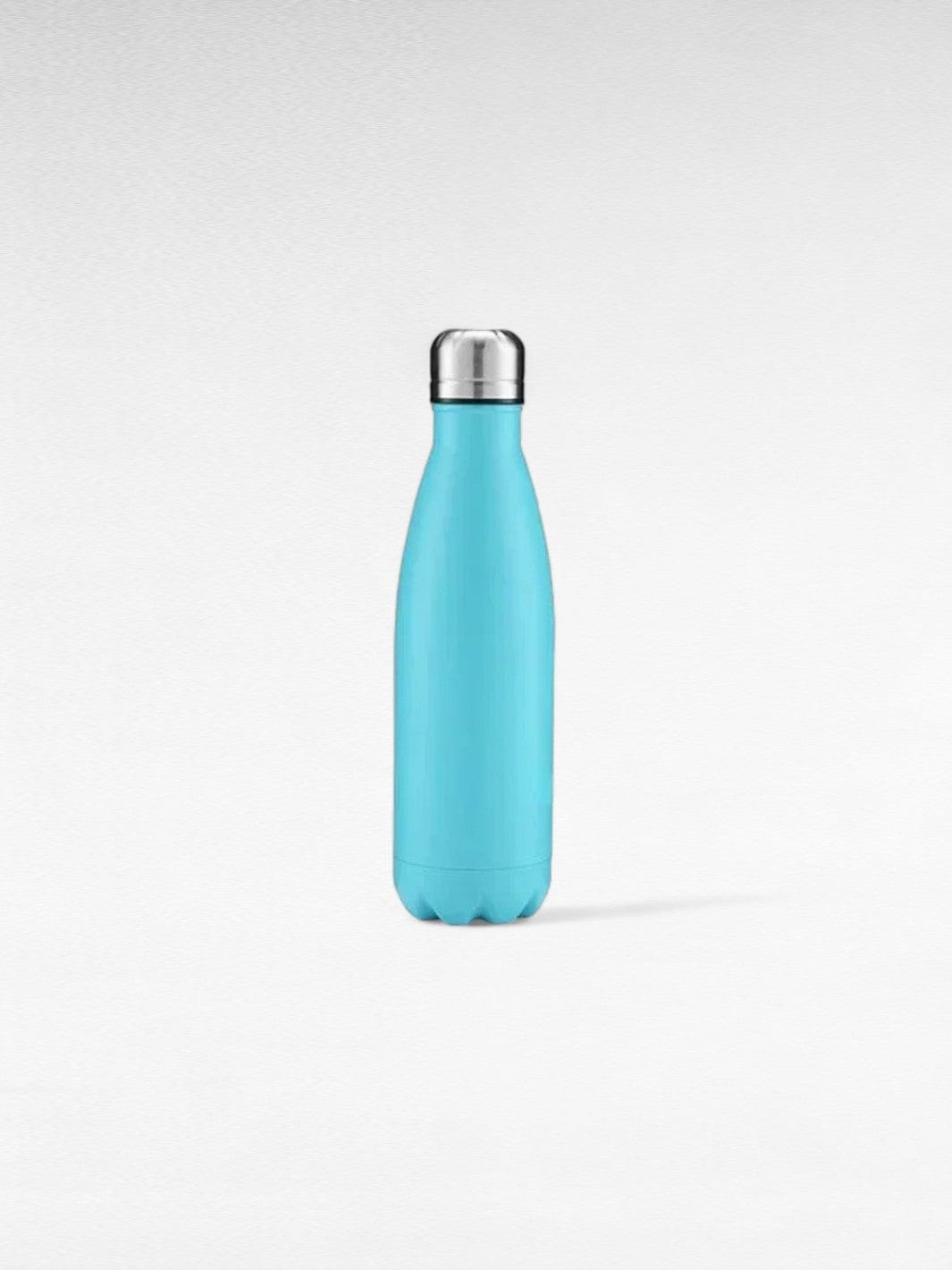 Gourde isotherme design bleu ciel / 500ml / acier inoxydable