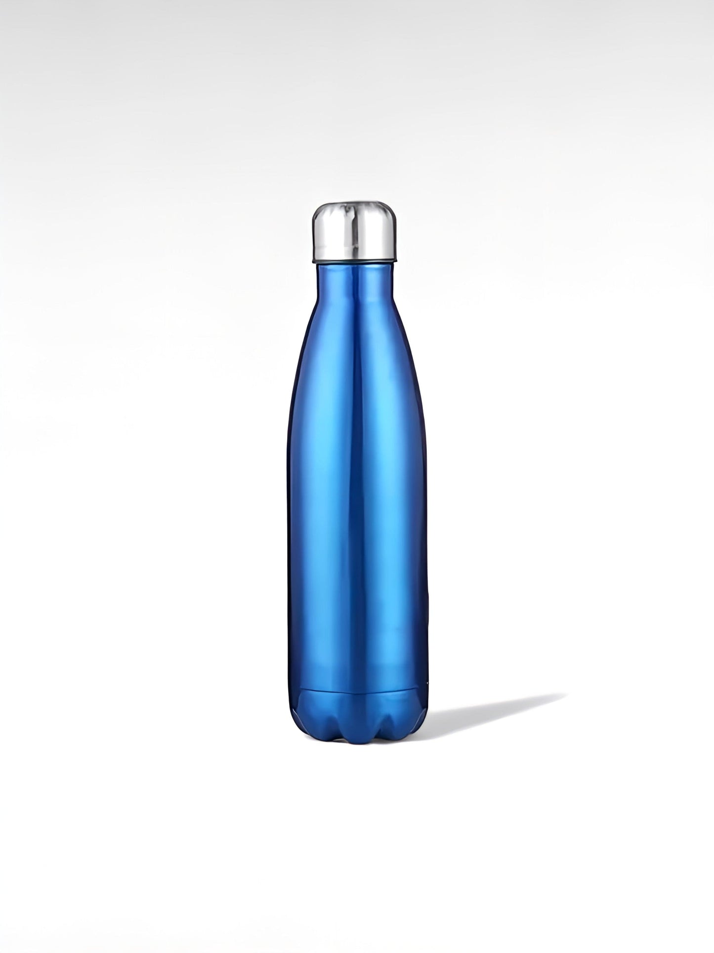 Gourde isotherme design bleu / 350ml / acier inoxydable