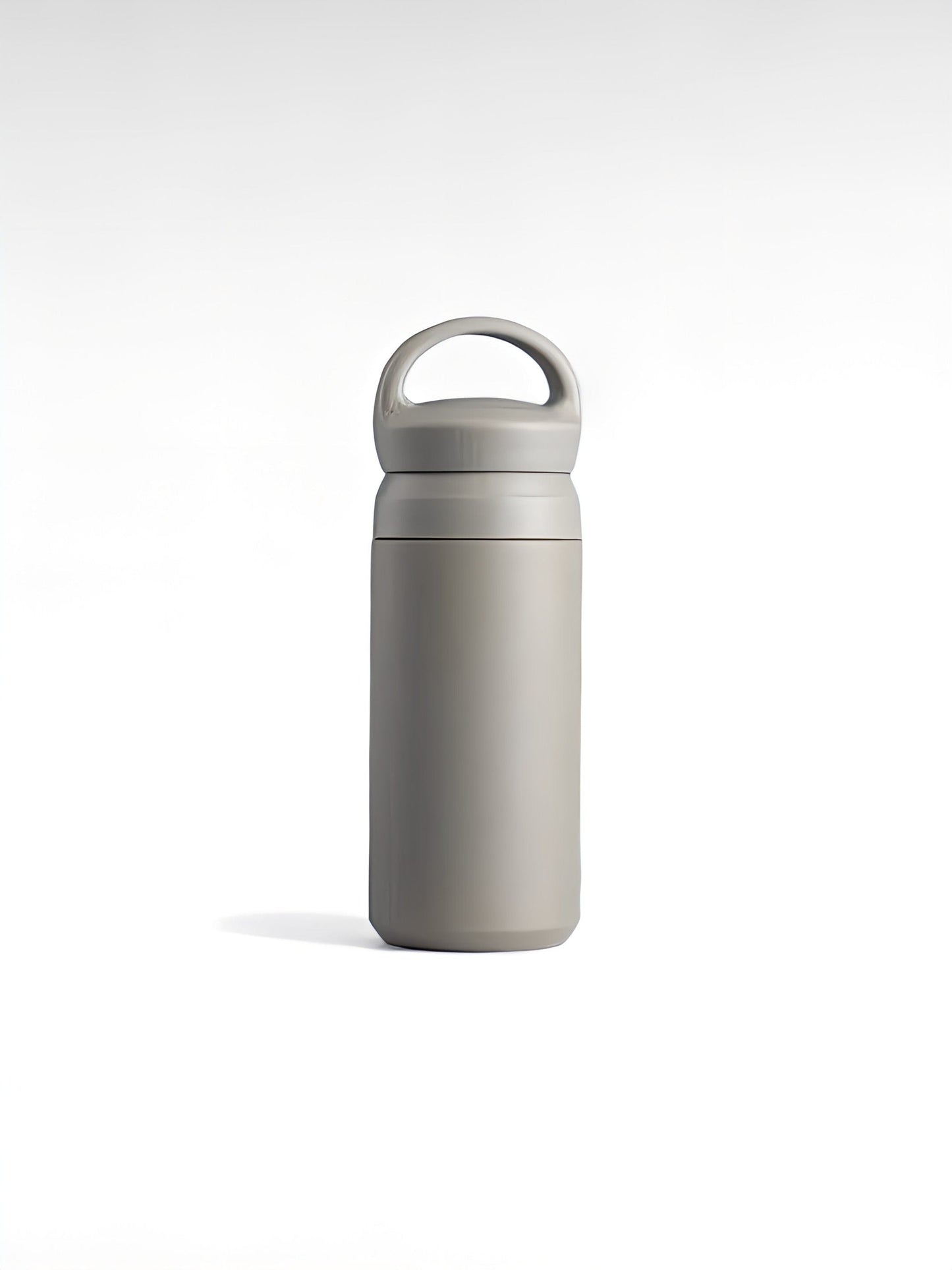 Gourde isotherme design gris / 500ml / acier inoxydable