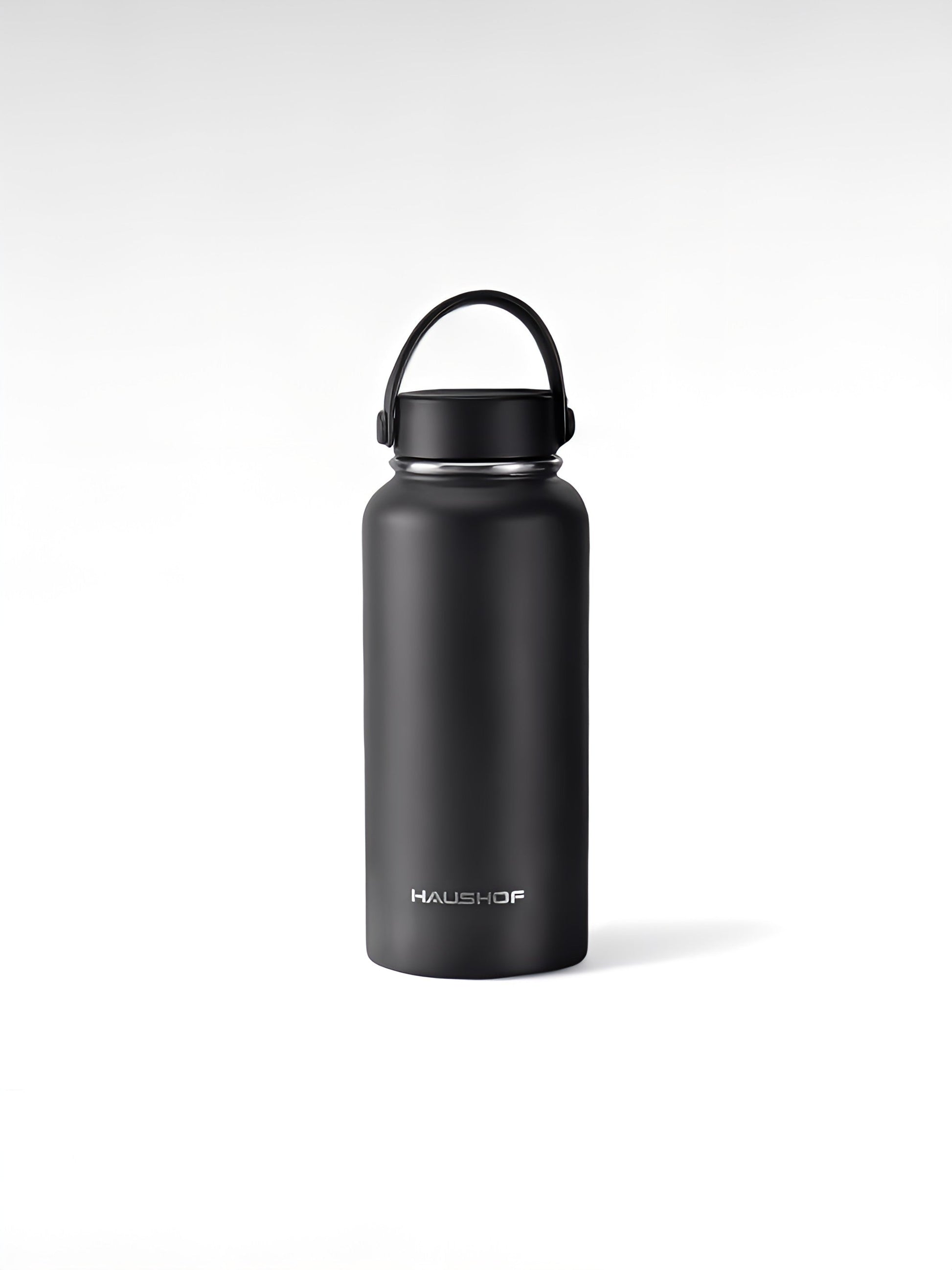 Gourde isotherme design noir / 950ml / acier inoxydable