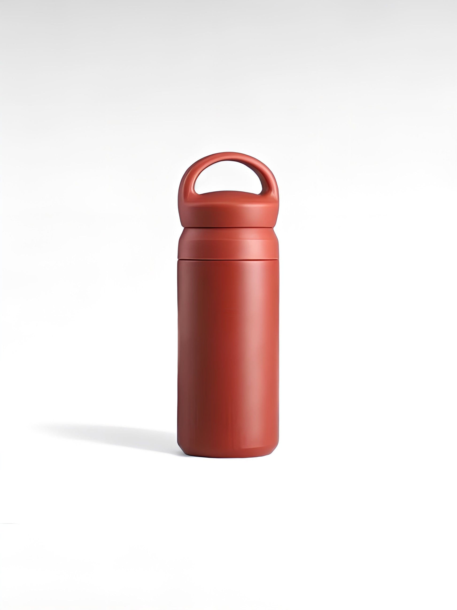 Gourde isotherme design rouge / 500ml / acier inoxydable