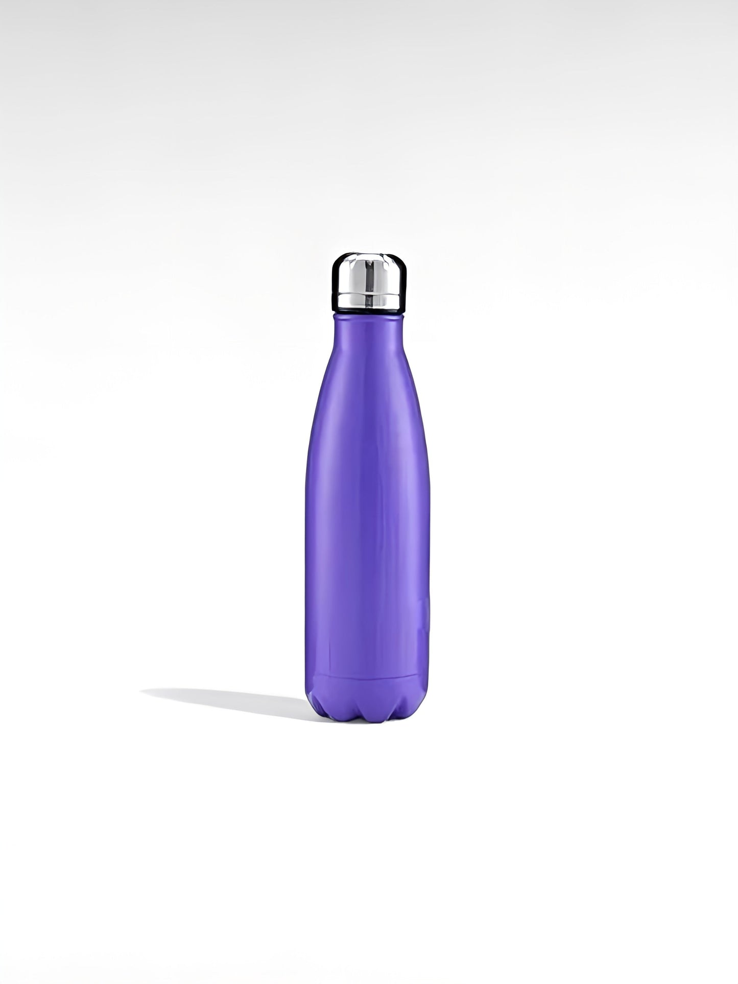 Gourde isotherme design violet / 500ml / acier inoxydable