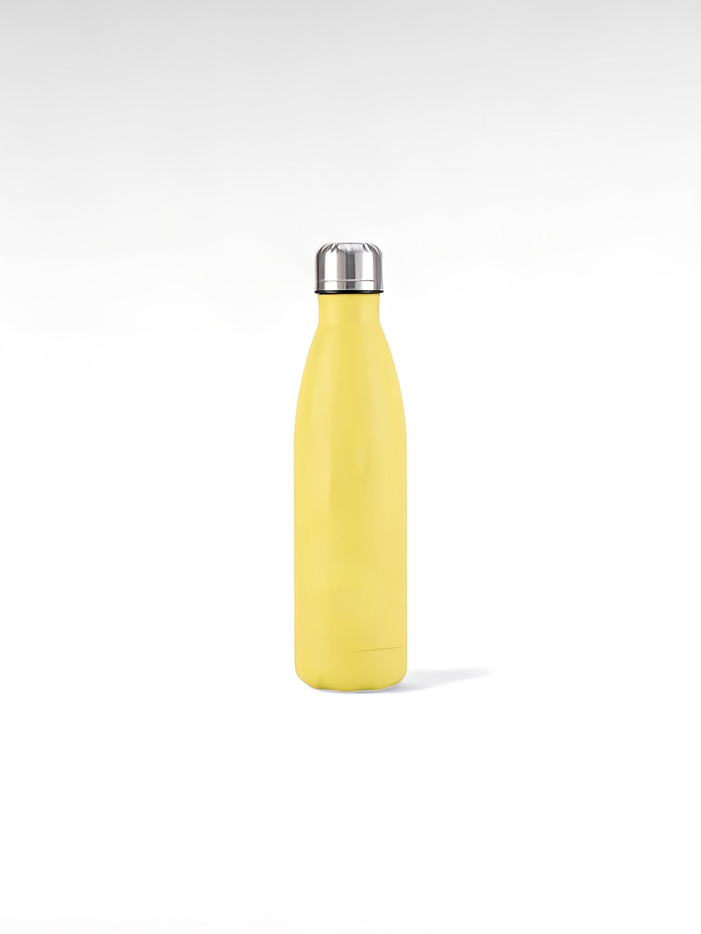 Gourde isotherme légère jaune clair / 500ml / acier inoxydable