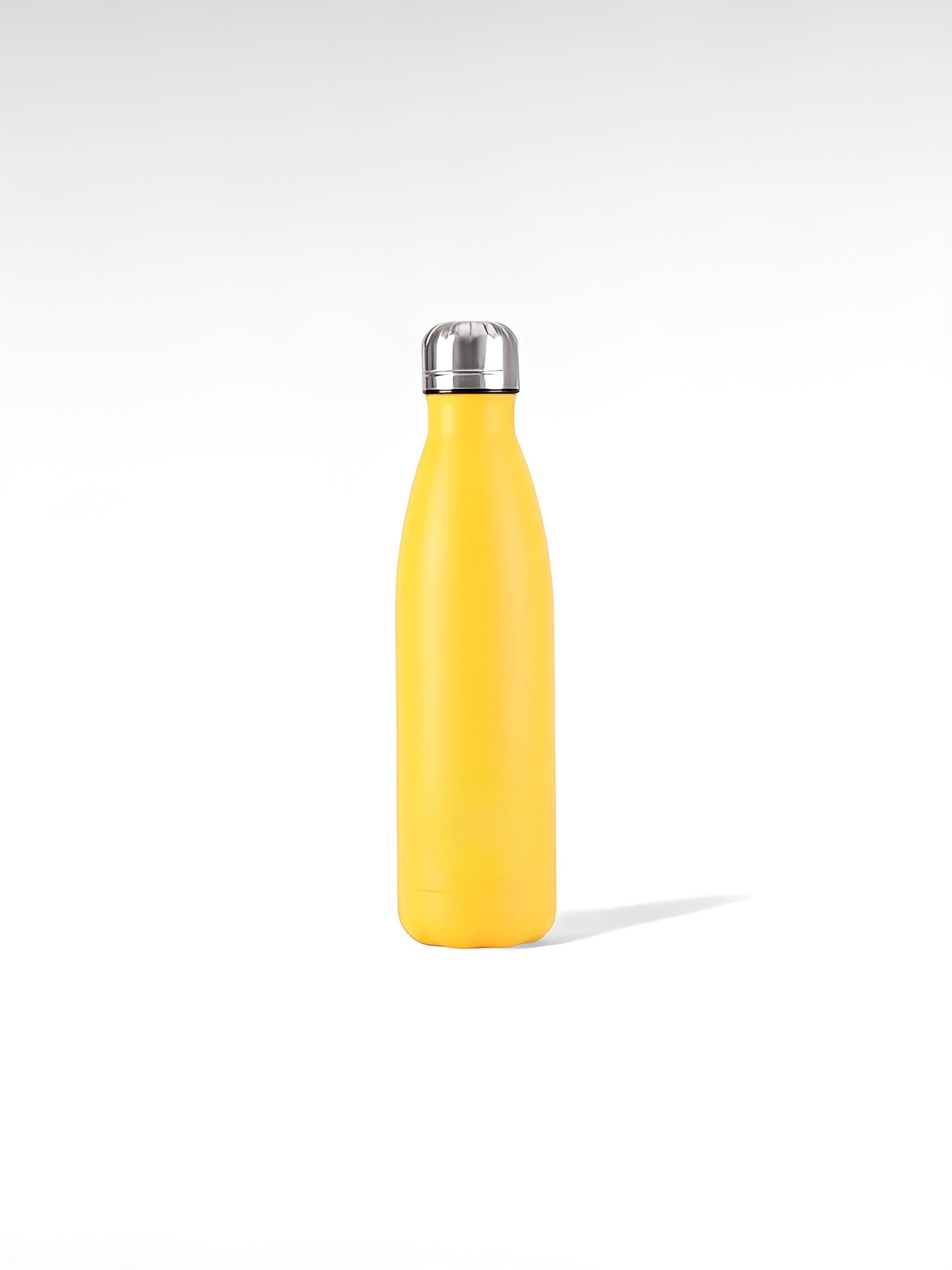 Gourde isotherme légère jaune foncé / 500ml / acier inoxydable