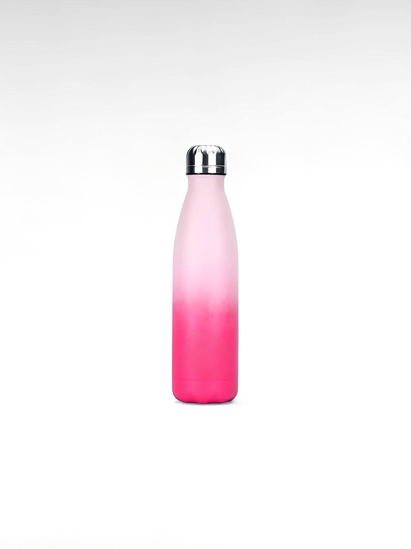 Gourde isotherme légère rose dégradé / 500ml / acier inoxydable