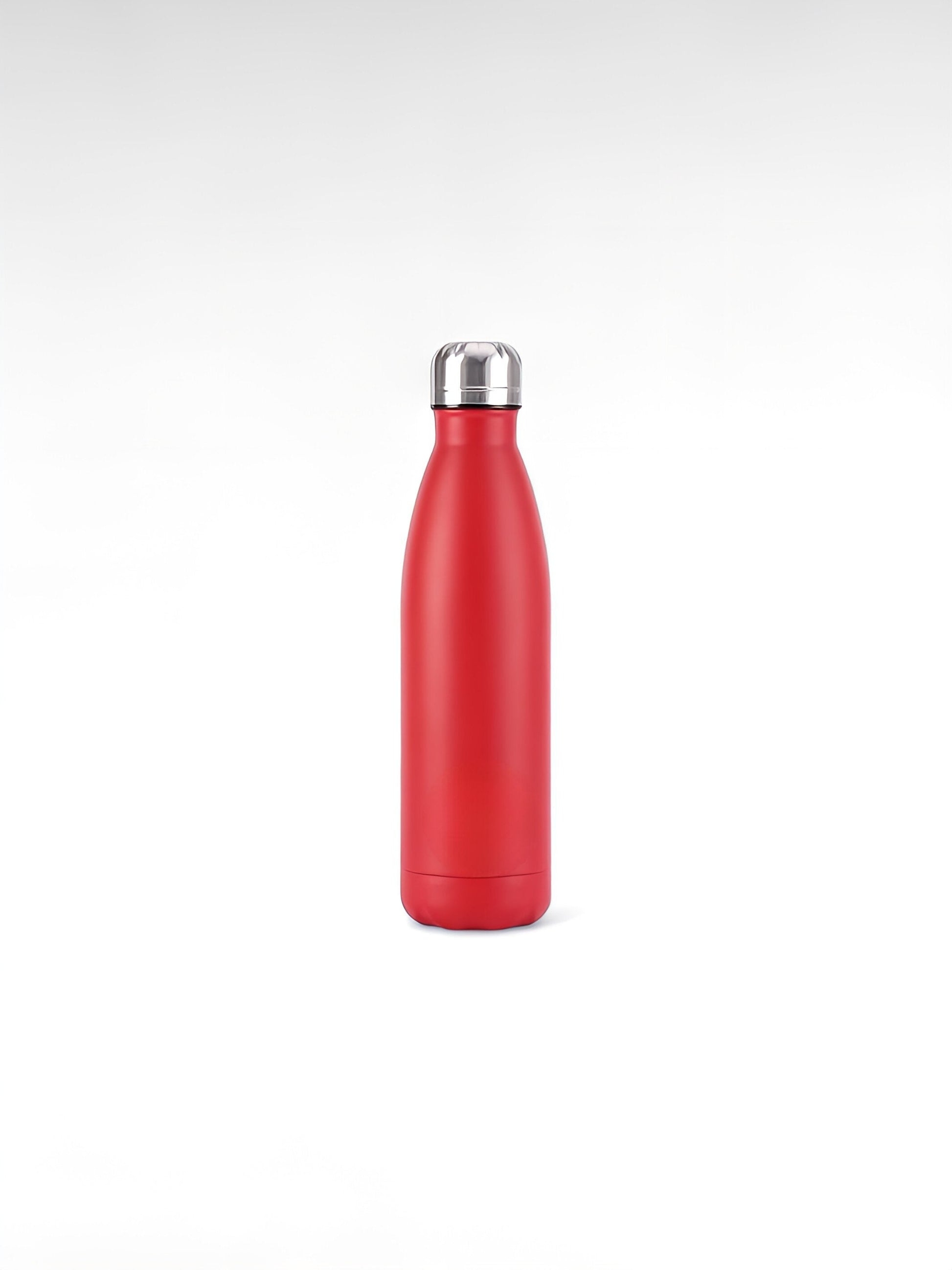 Gourde isotherme légère rouge / 500ml / acier inoxydable