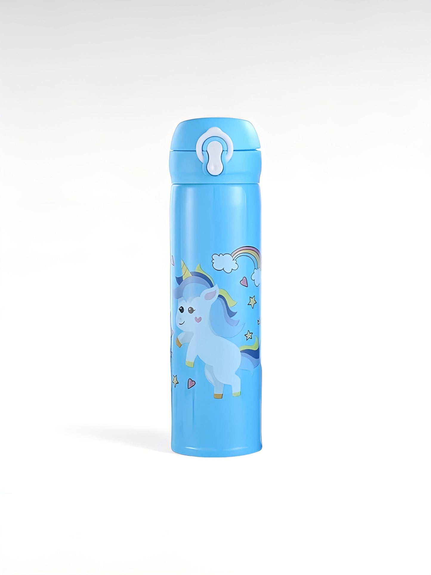 Gourde isotherme licorne bleu / 350ml / acier inoxydable