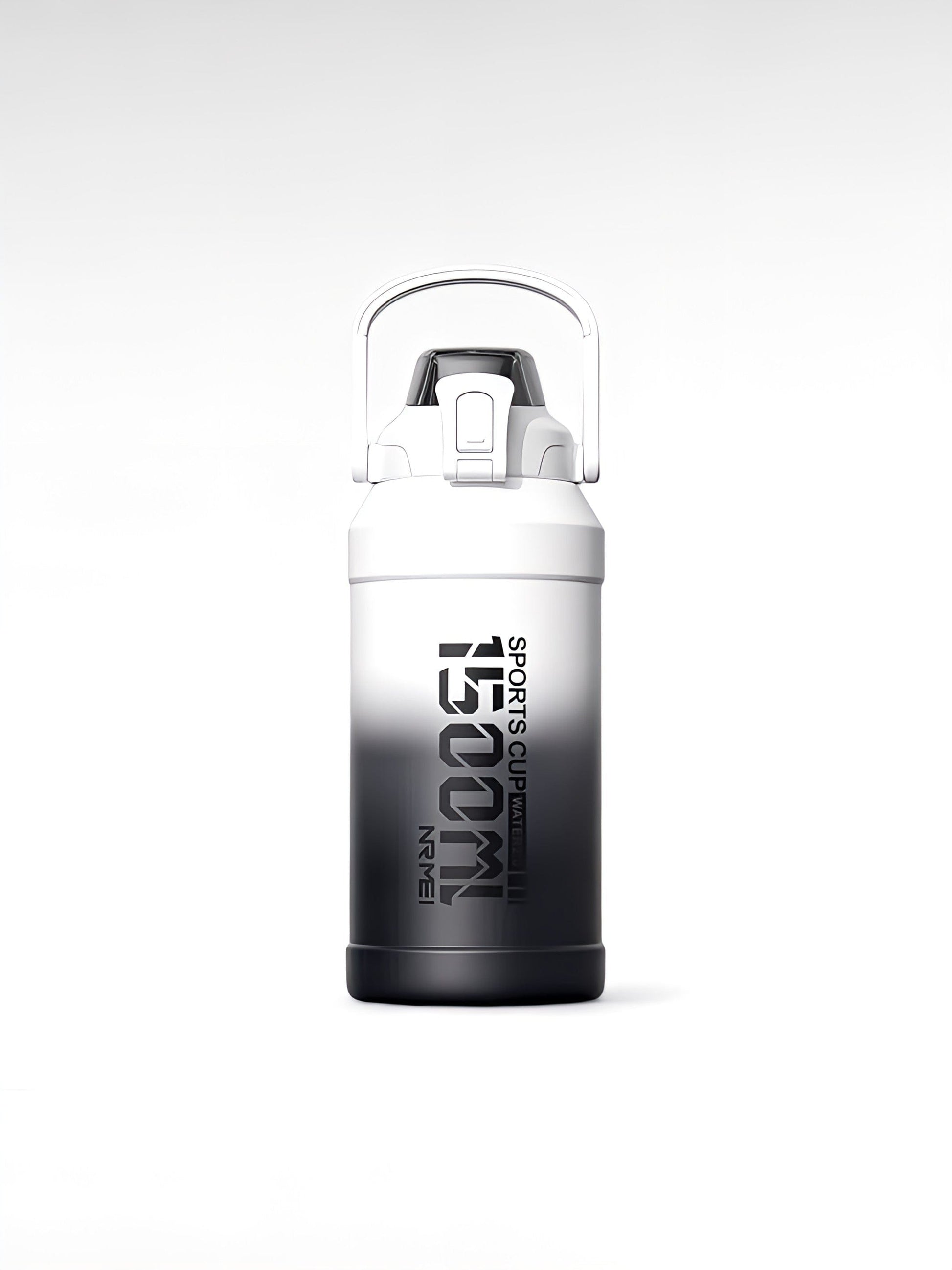 Gourde isotherme sport blanc / 1500ml / acier inoxydable