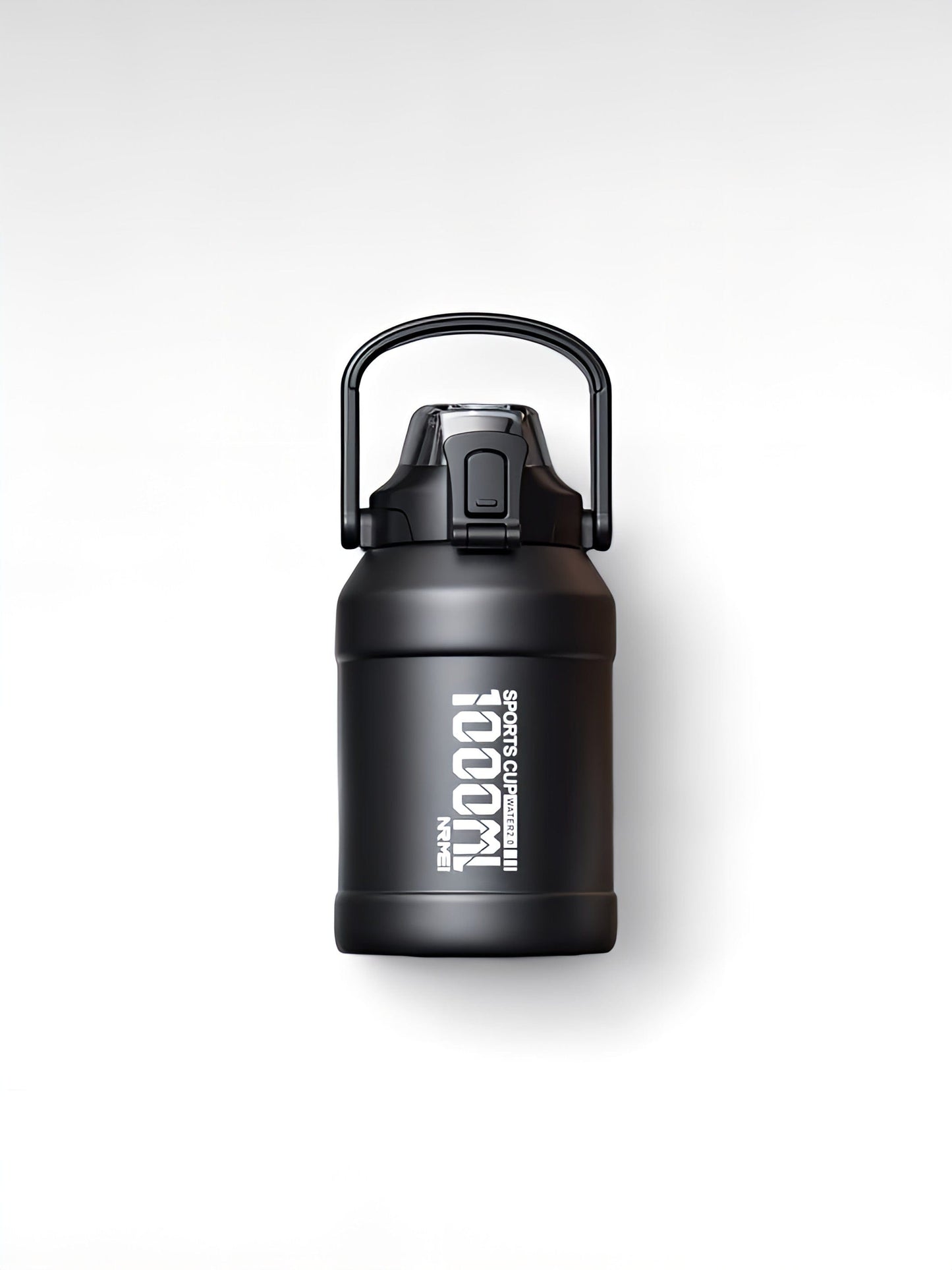 Gourde isotherme sport noir / 1000ml / acier inoxydable