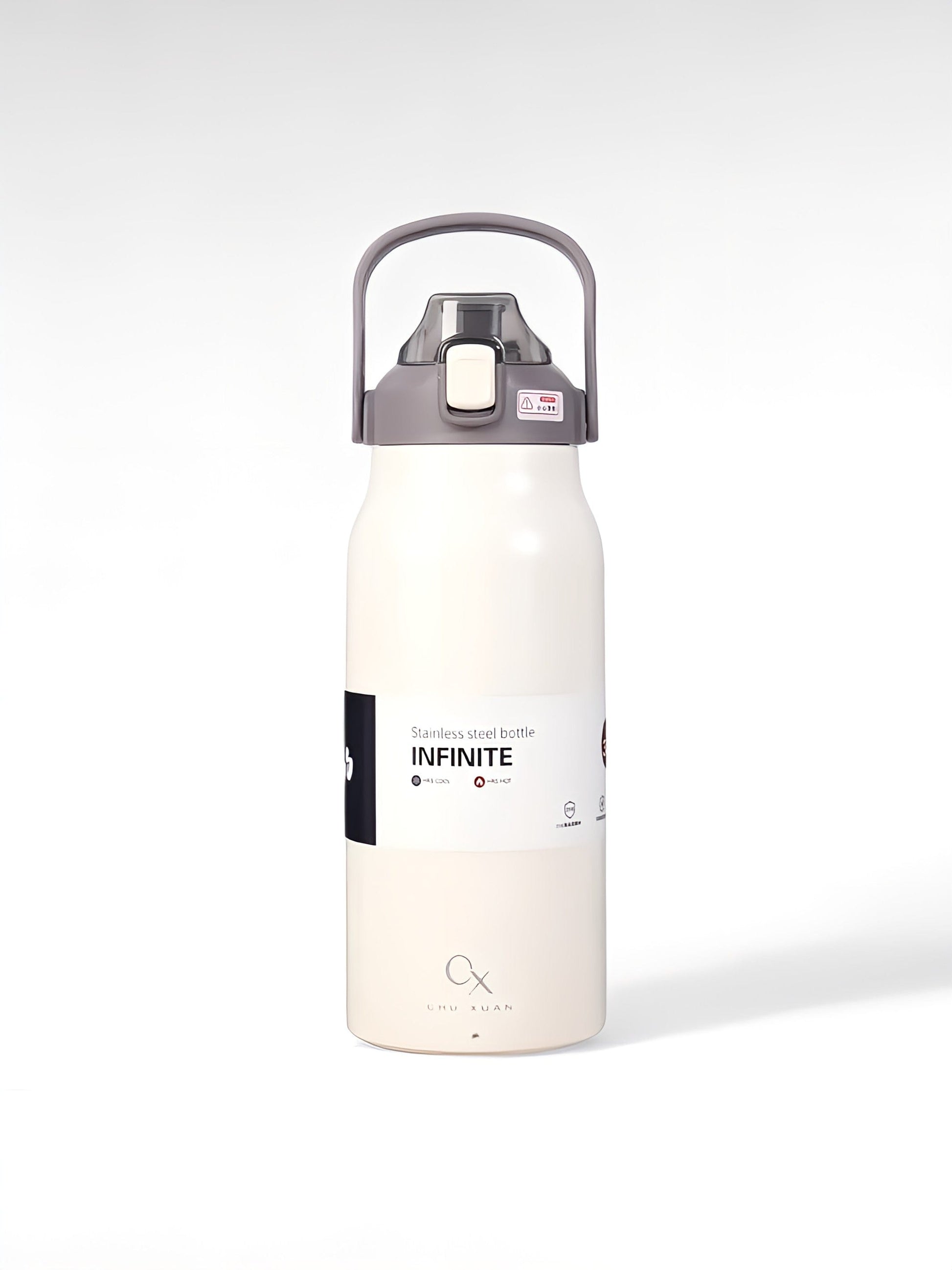 Gourde isotherme sport blanc / 1300ml / acier inoxydable