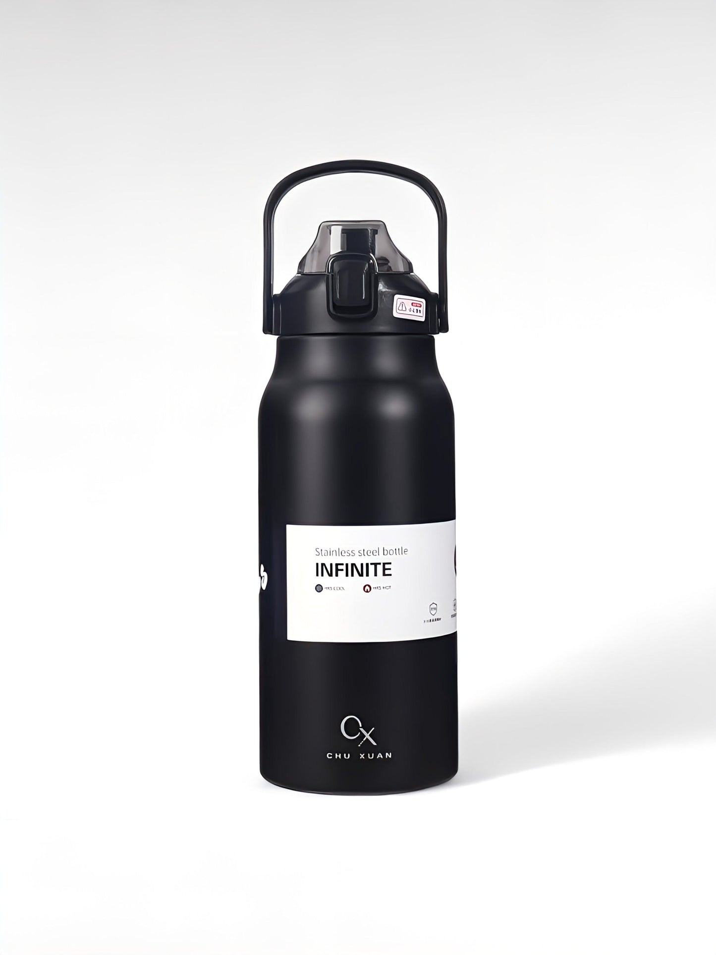 Gourde isotherme sport noir / 1300ml / acier inoxydable