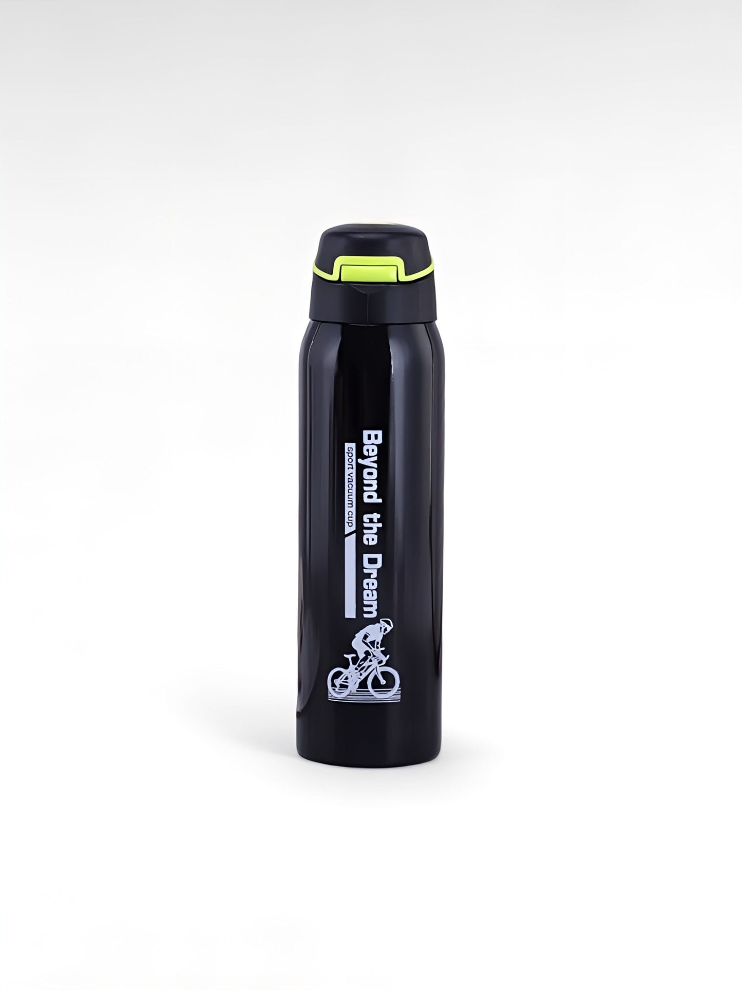 Gourde isotherme Vélo noir / 500ml / acier inoxydable