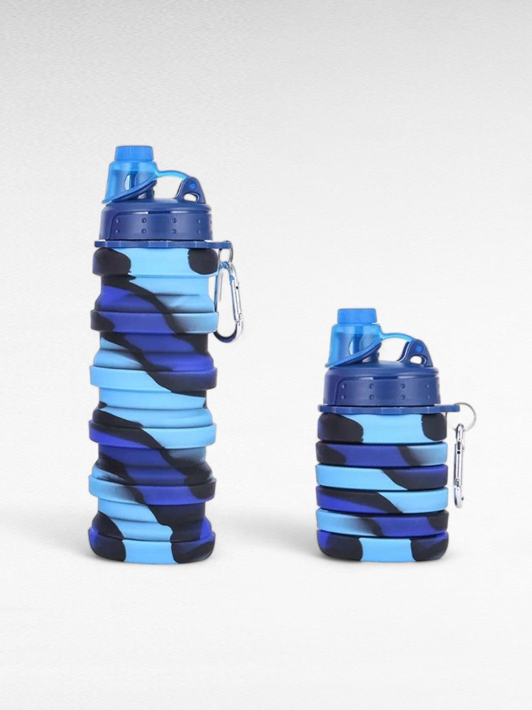 Gourde pliable silicone Camo BlueA / 400ml / silicone