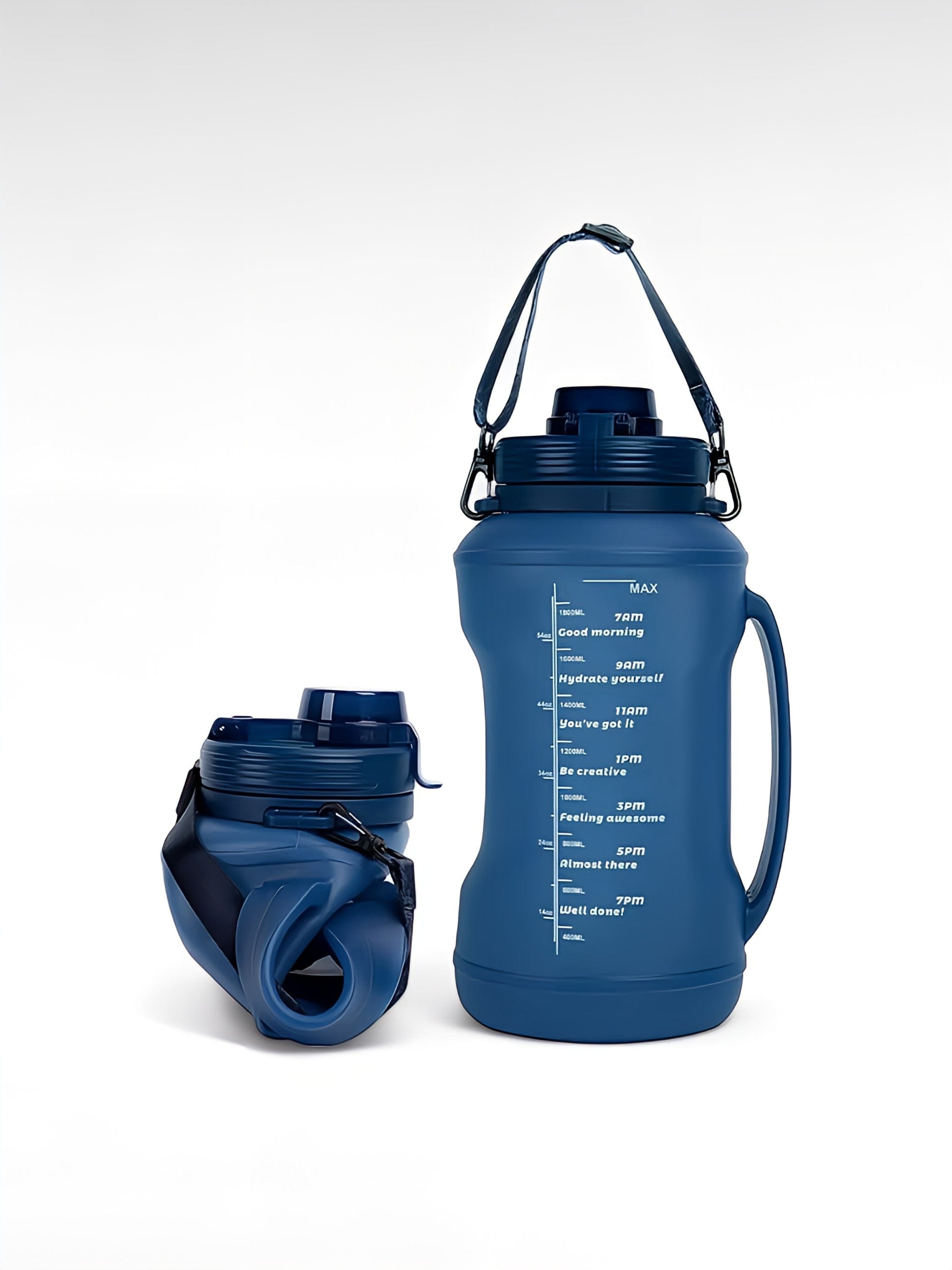 Gourde souple 2l bleu / 2000ml / silicone