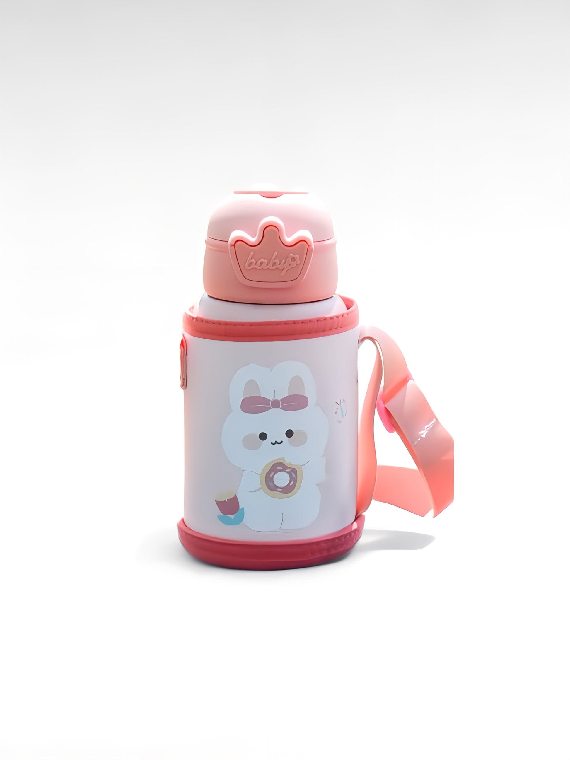 Gourde thermos enfant rose / 500ml / acier inoxydable