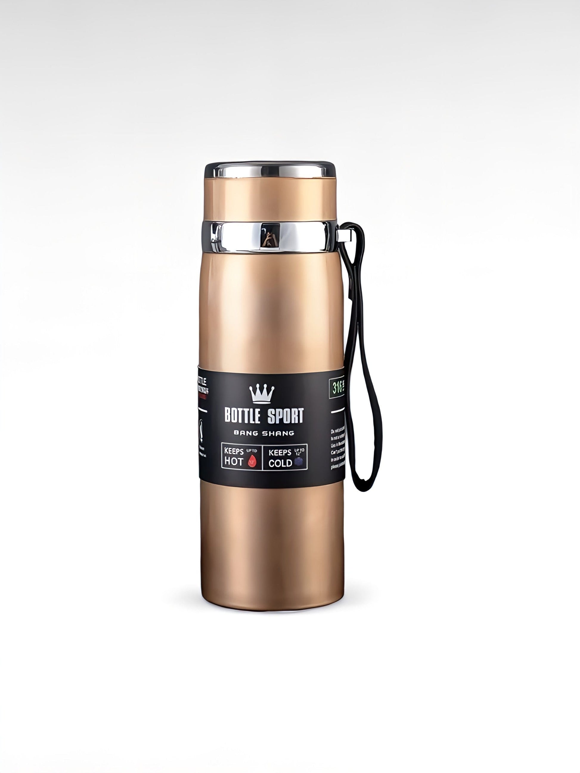 Gourde thermos or / 1000ml / acier inoxydable