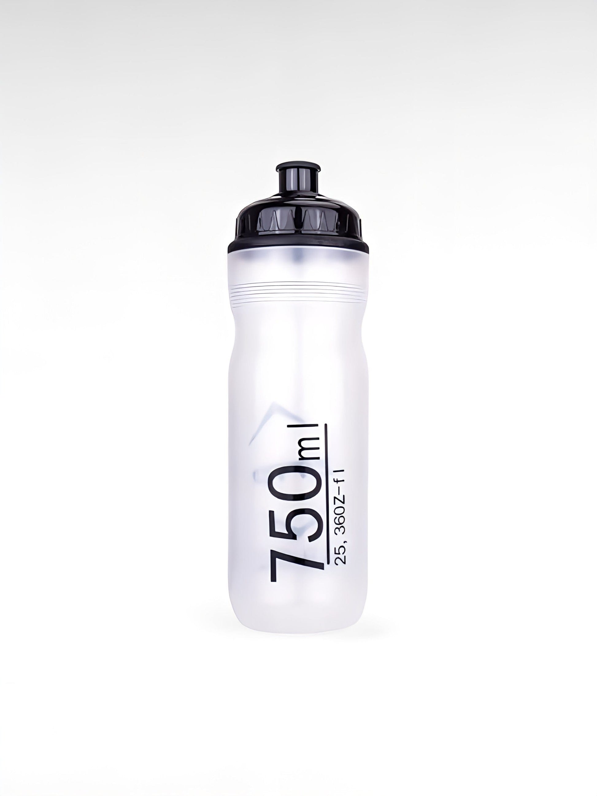 Gourde vtt transparent / 750ml / plastique & silicone