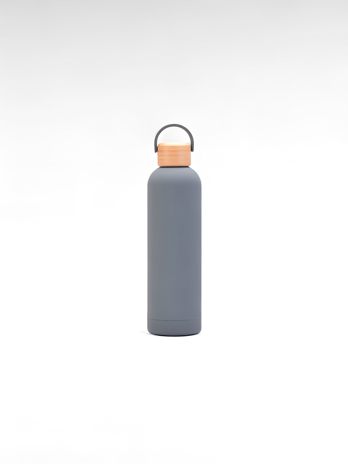 Gourde isotherme 1l gris / 1000ml / acier inoxydable