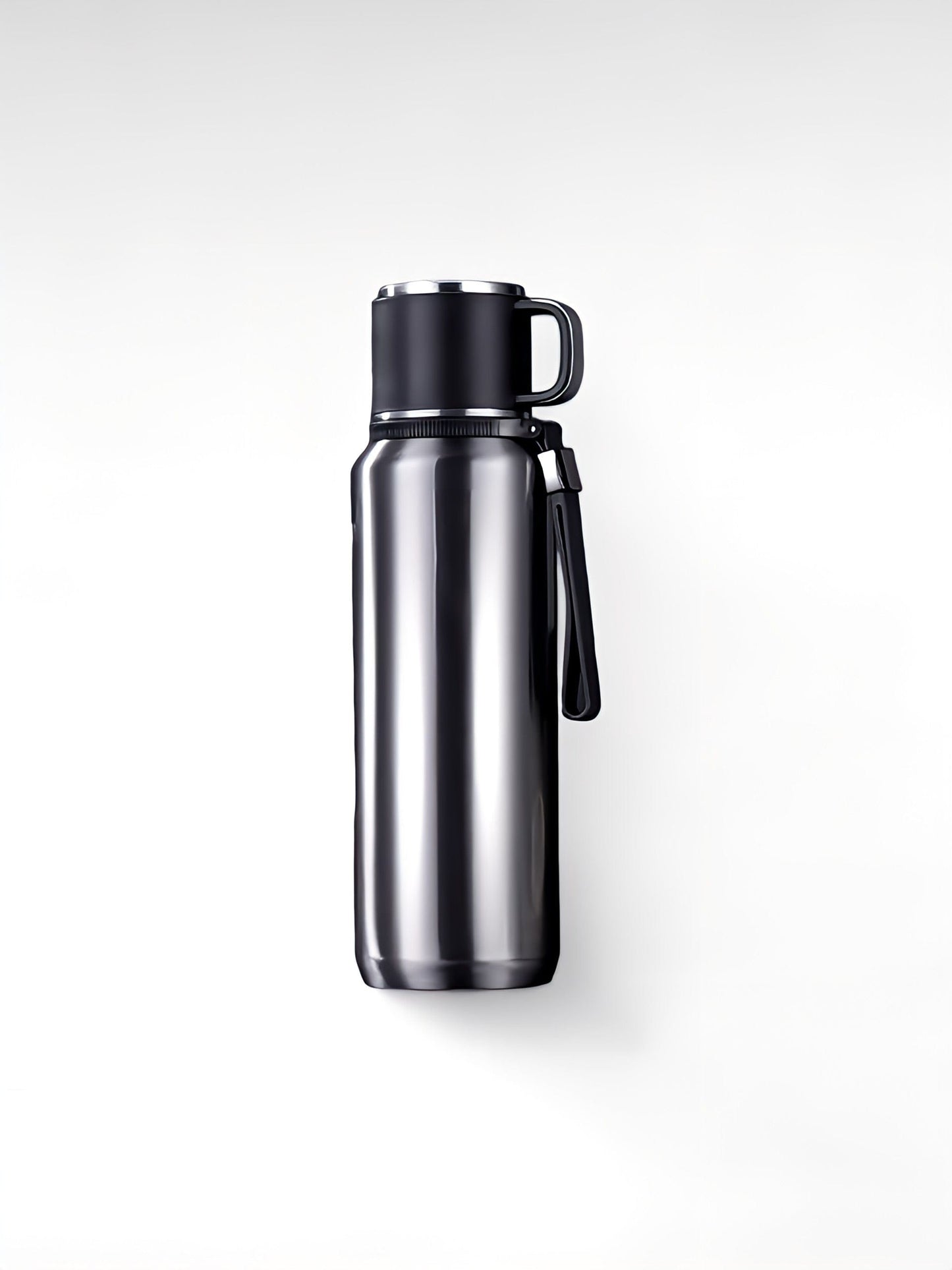 Thermos 1l gris metal / 1000ml / acier inoxydable