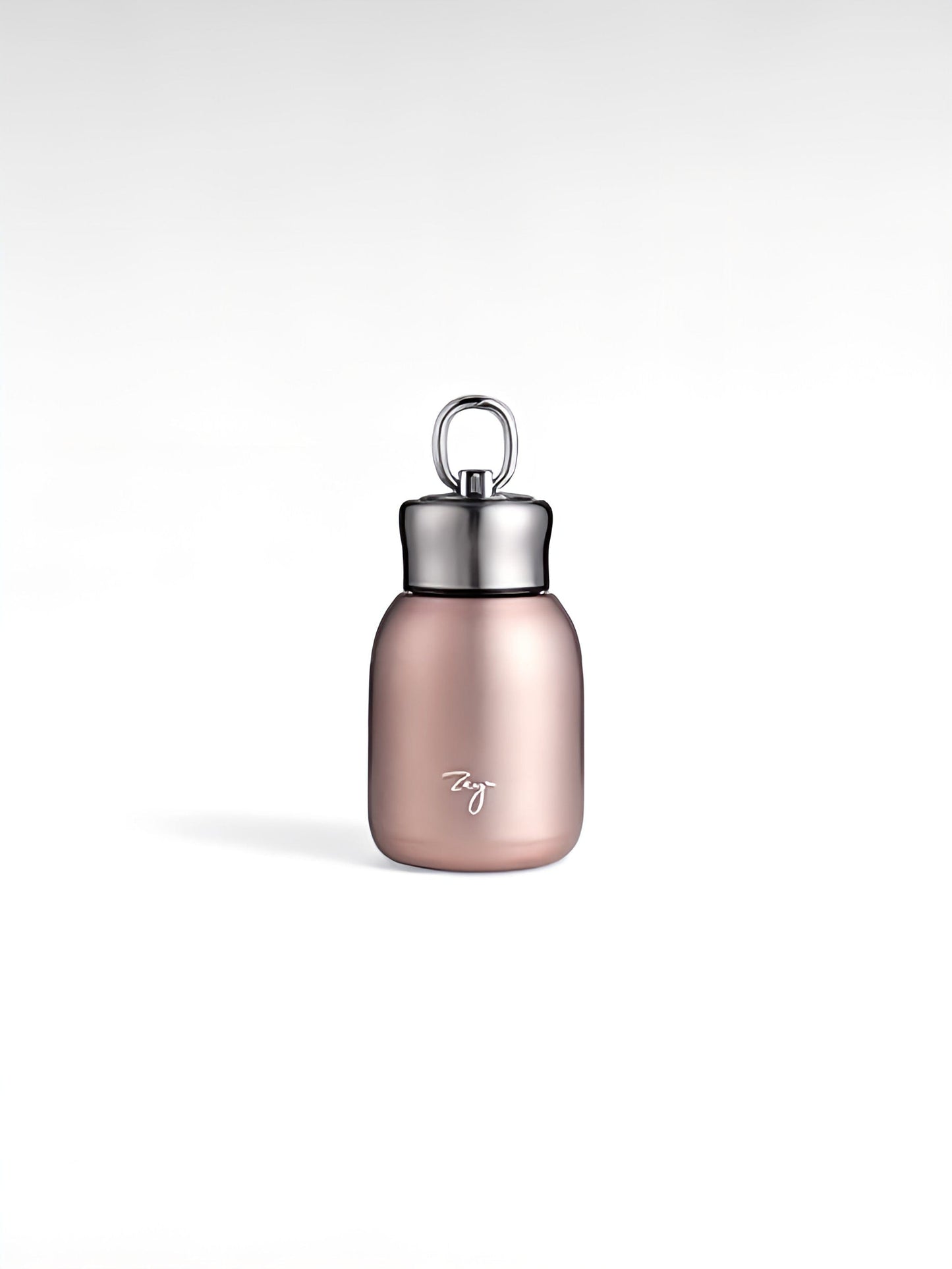 Mini gourde isotherme or rose / 300ml / acier inoxydable