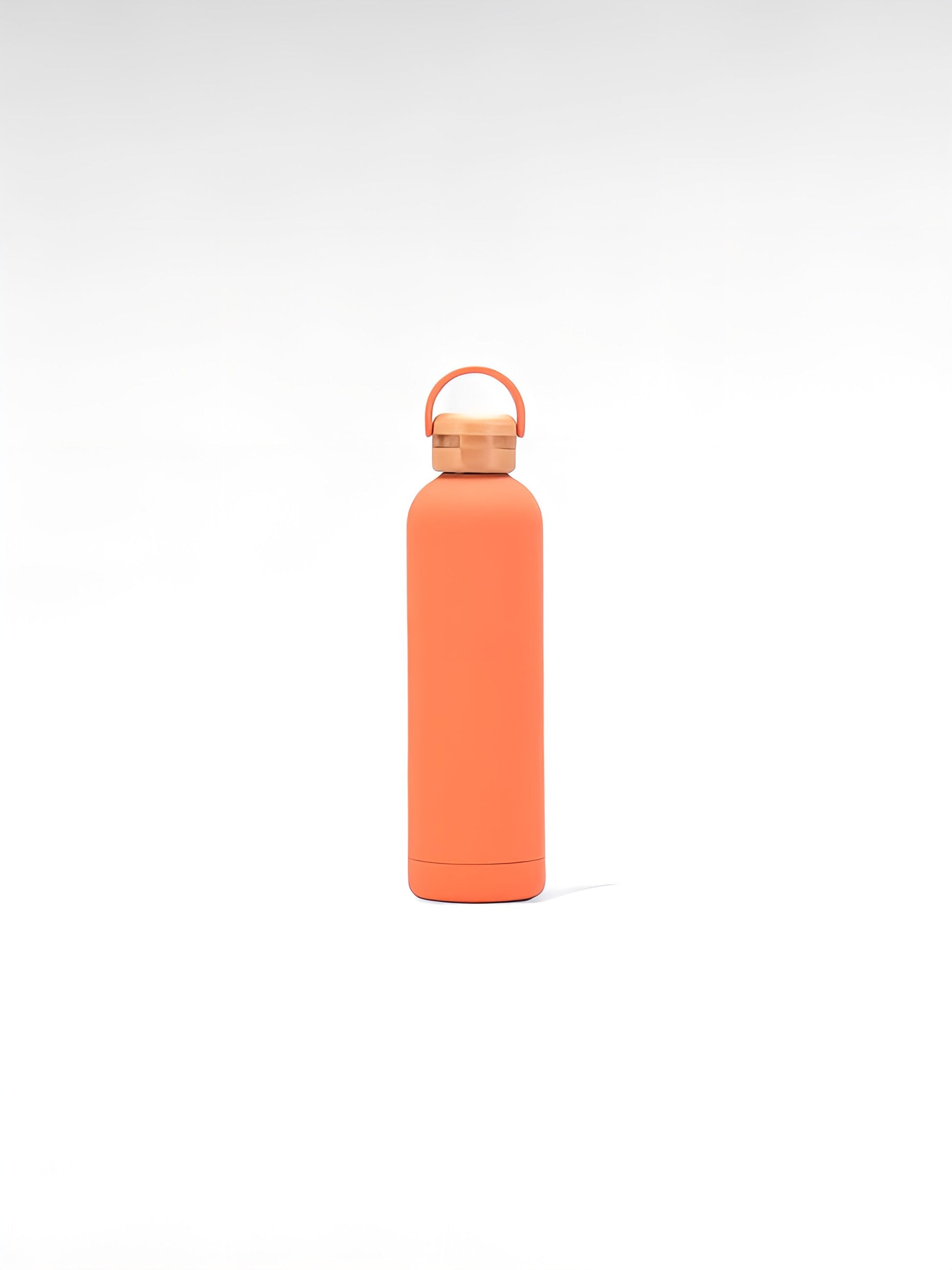 Gourde isotherme 1l orange / 1000ml / acier inoxydable