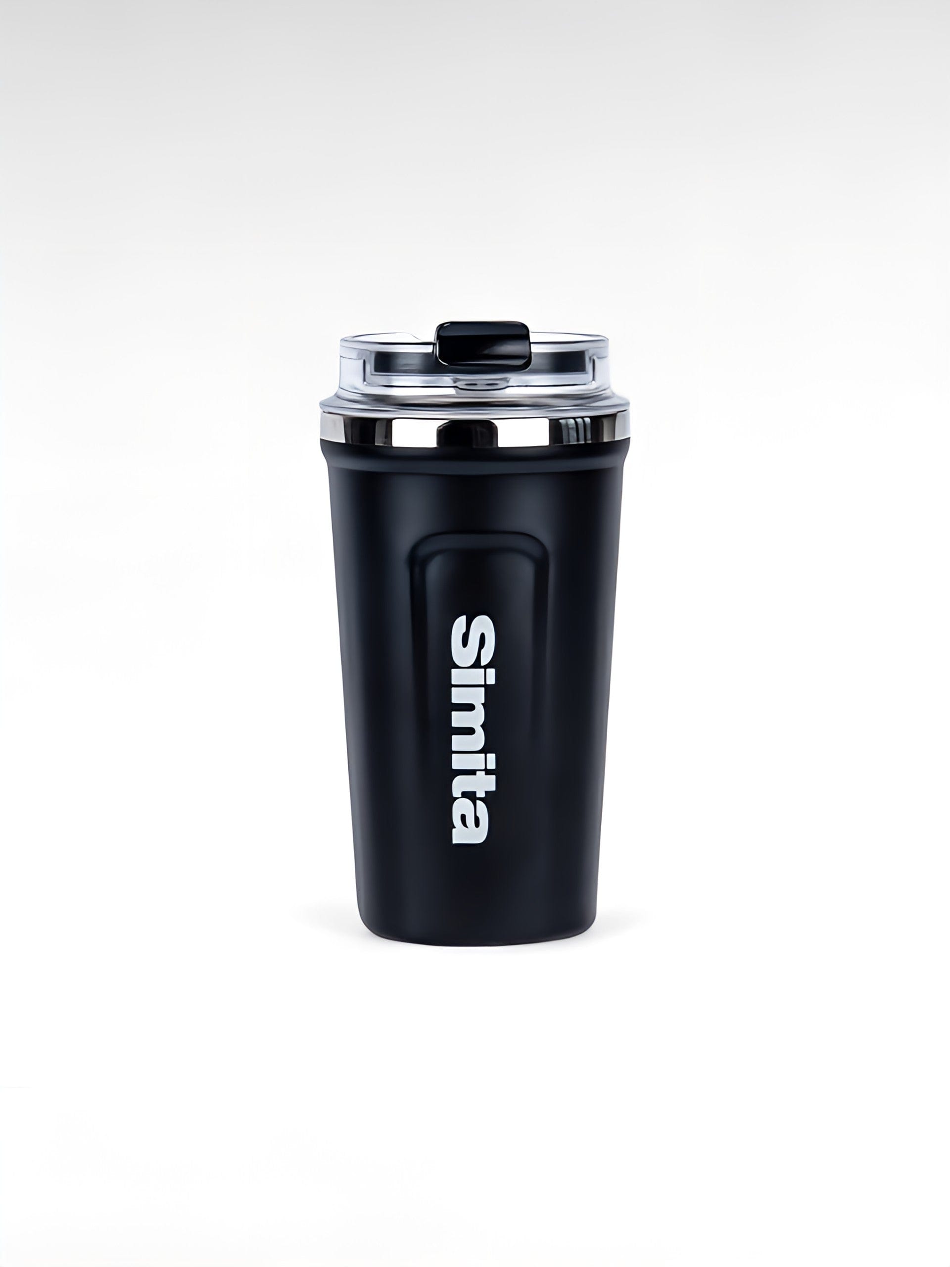 Petit thermos noir / 380ml / acier inoxydable