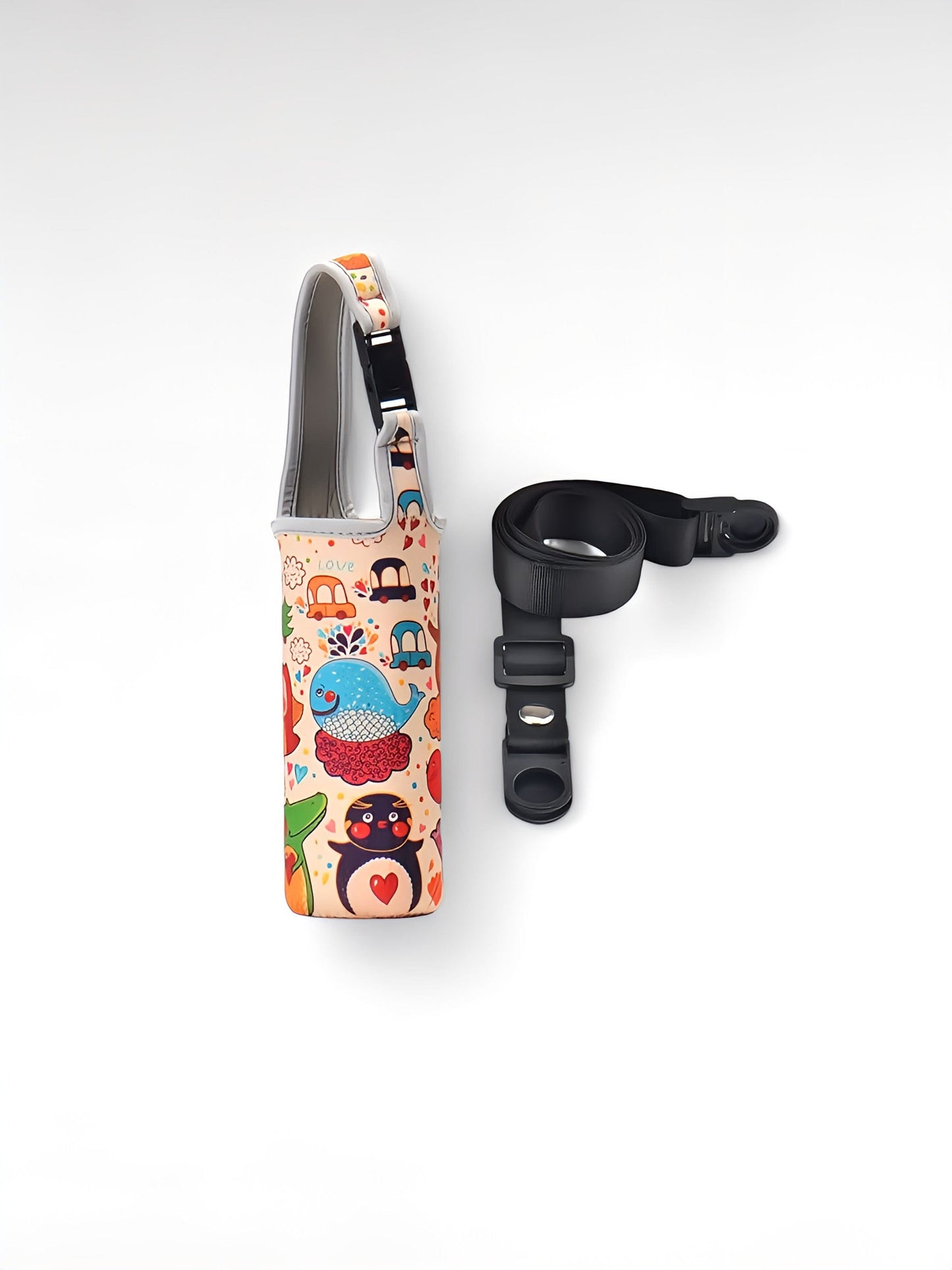 Porte gourde bandoulière enfant 2 / 300-600ml / néoprène