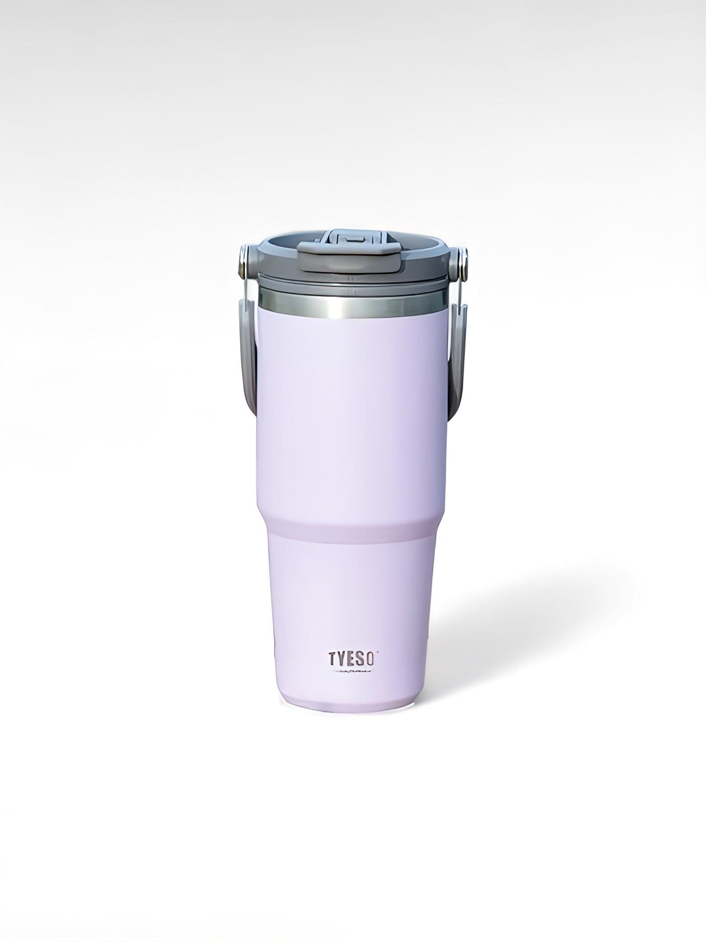 Thermos avec paille violet / 900ml / acier inoxydable