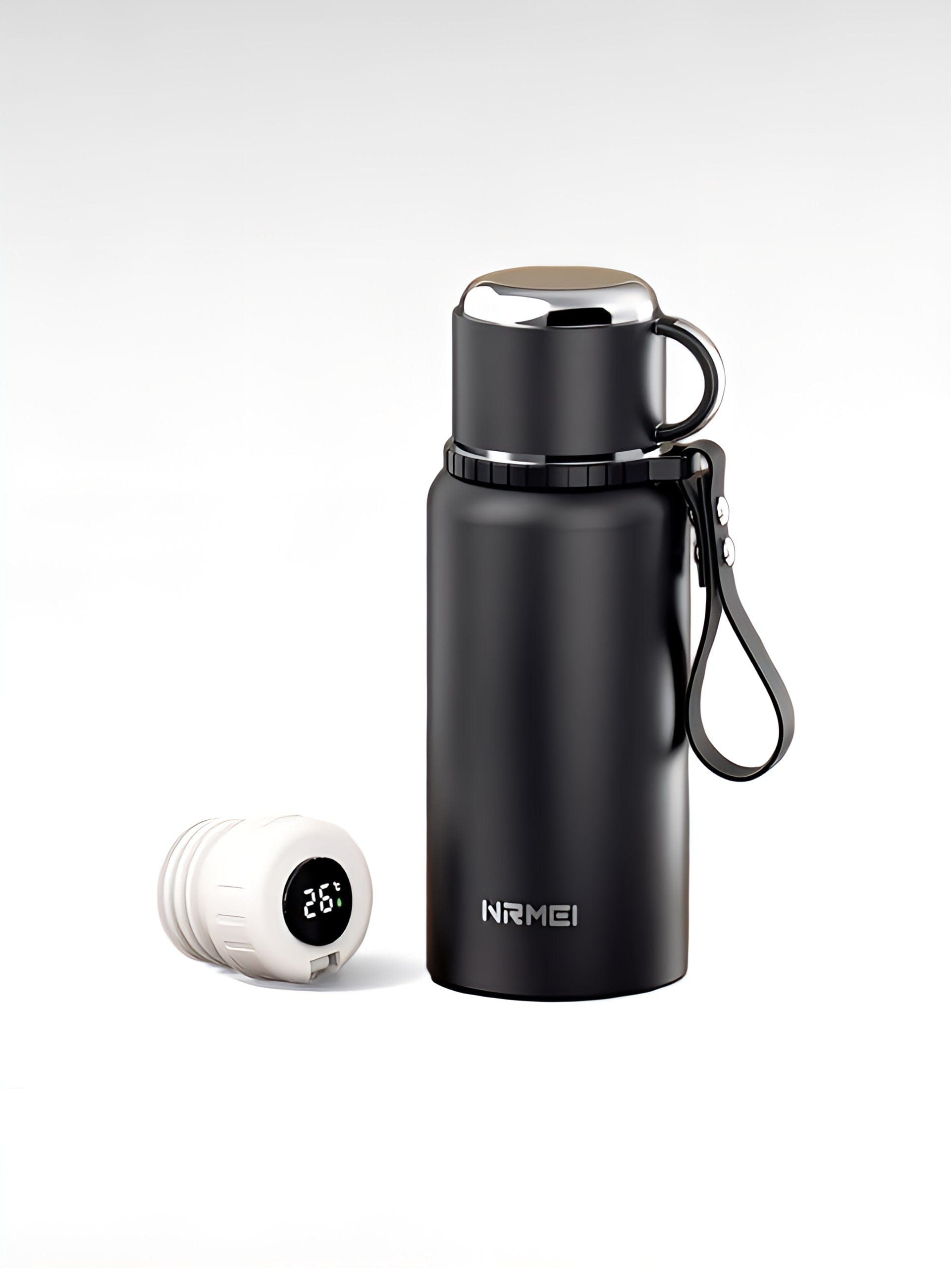 Thermos noir noir / 800ml / acier inoxydable