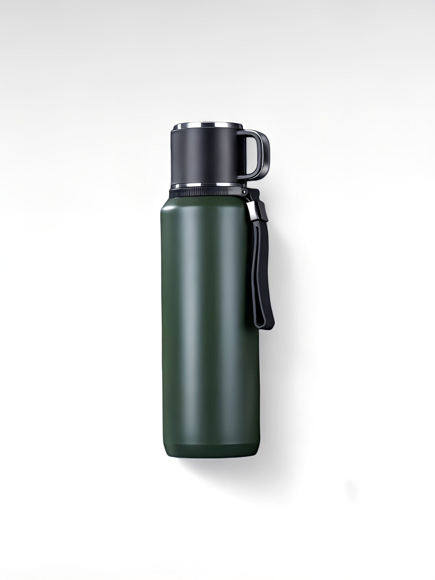 Thermos 1l vert / 1000ml / acier inoxydable